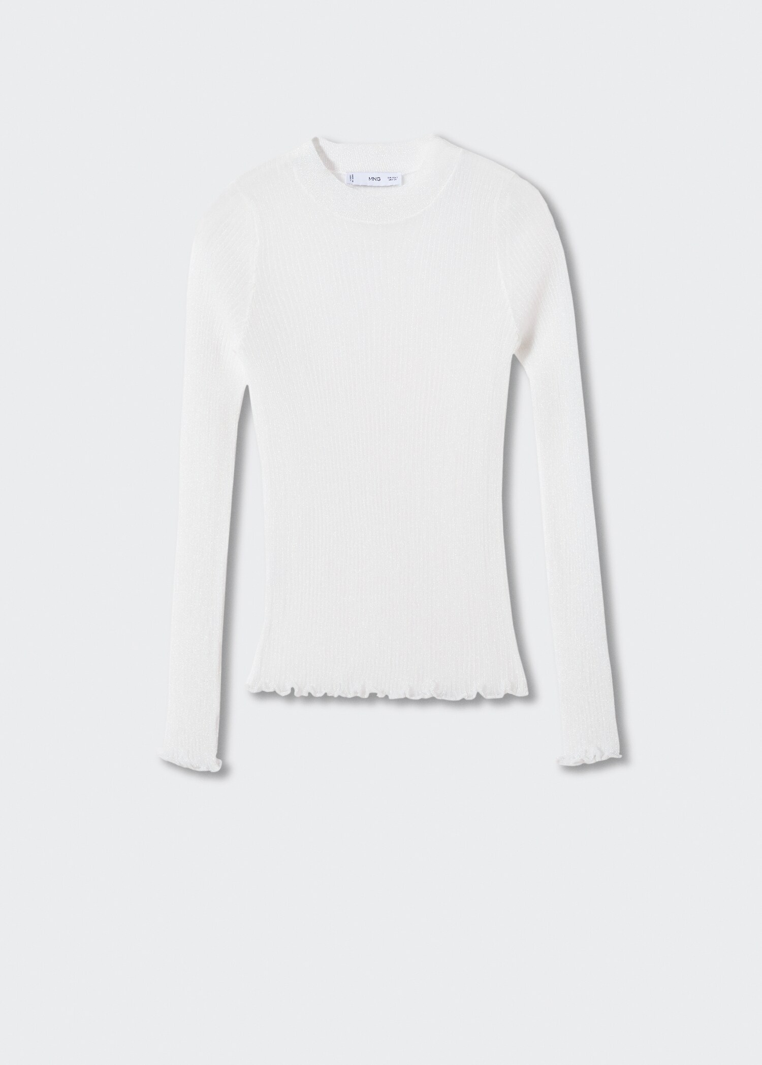 Semi-transparent knitted sweater - Article without model