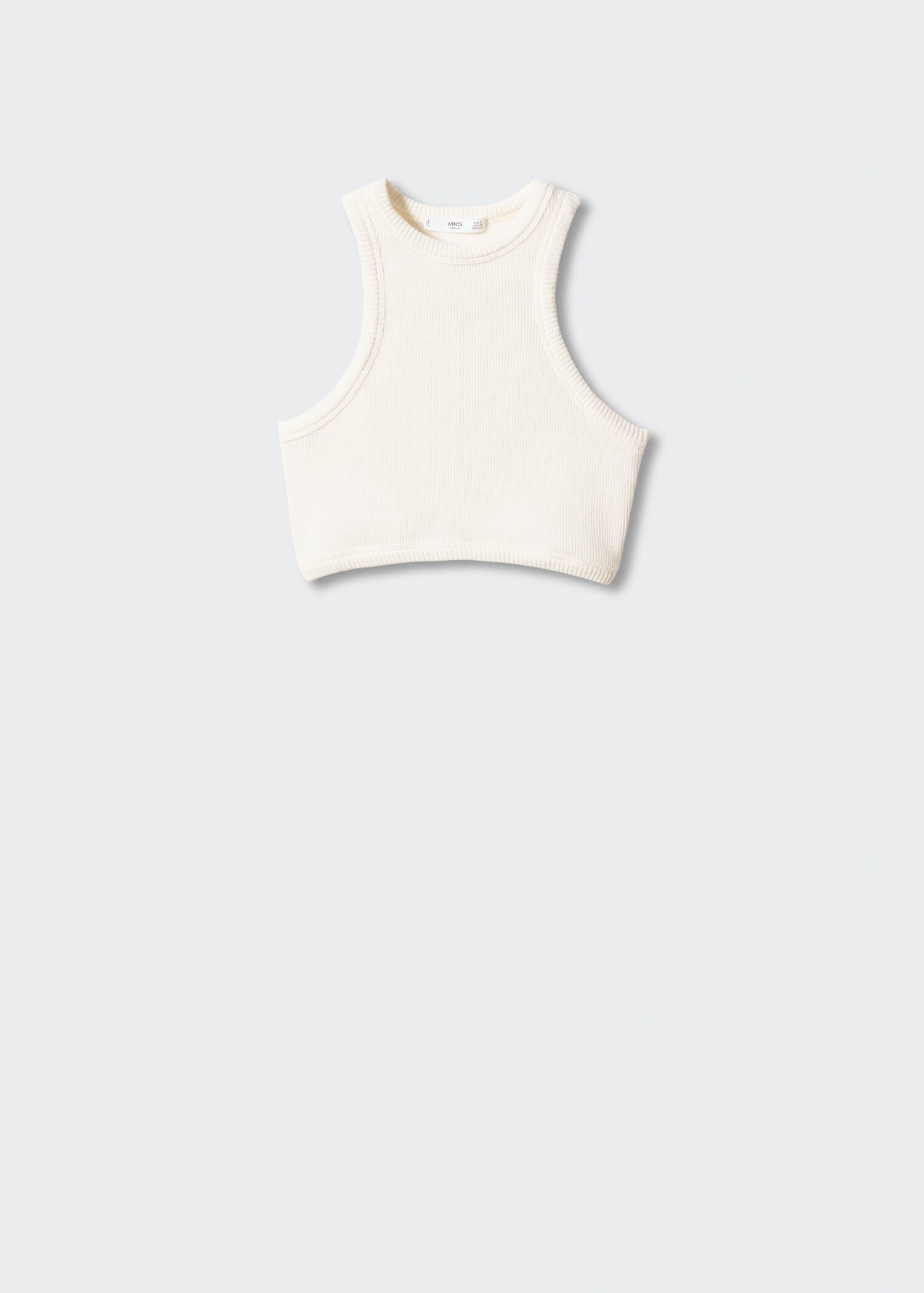Knitted cropped top - Article without model