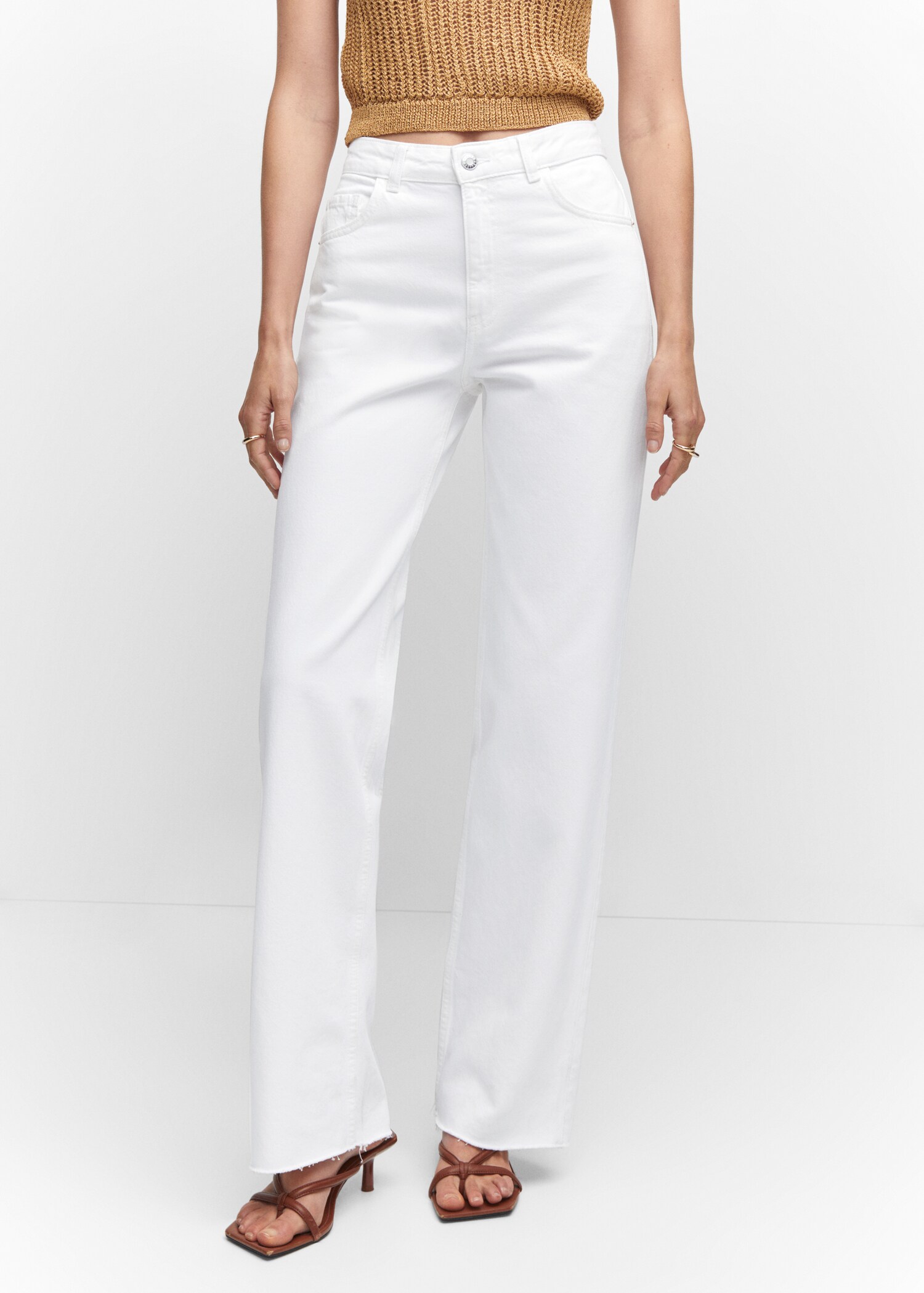 Wideleg mid-rise jeans - Medium plane