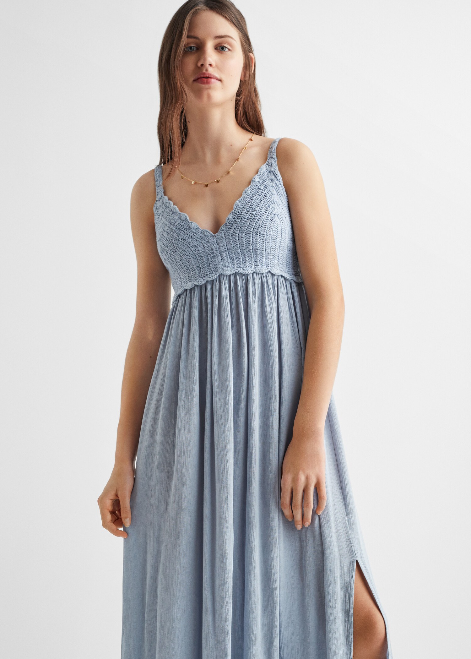 Crochet top gown - Medium plane