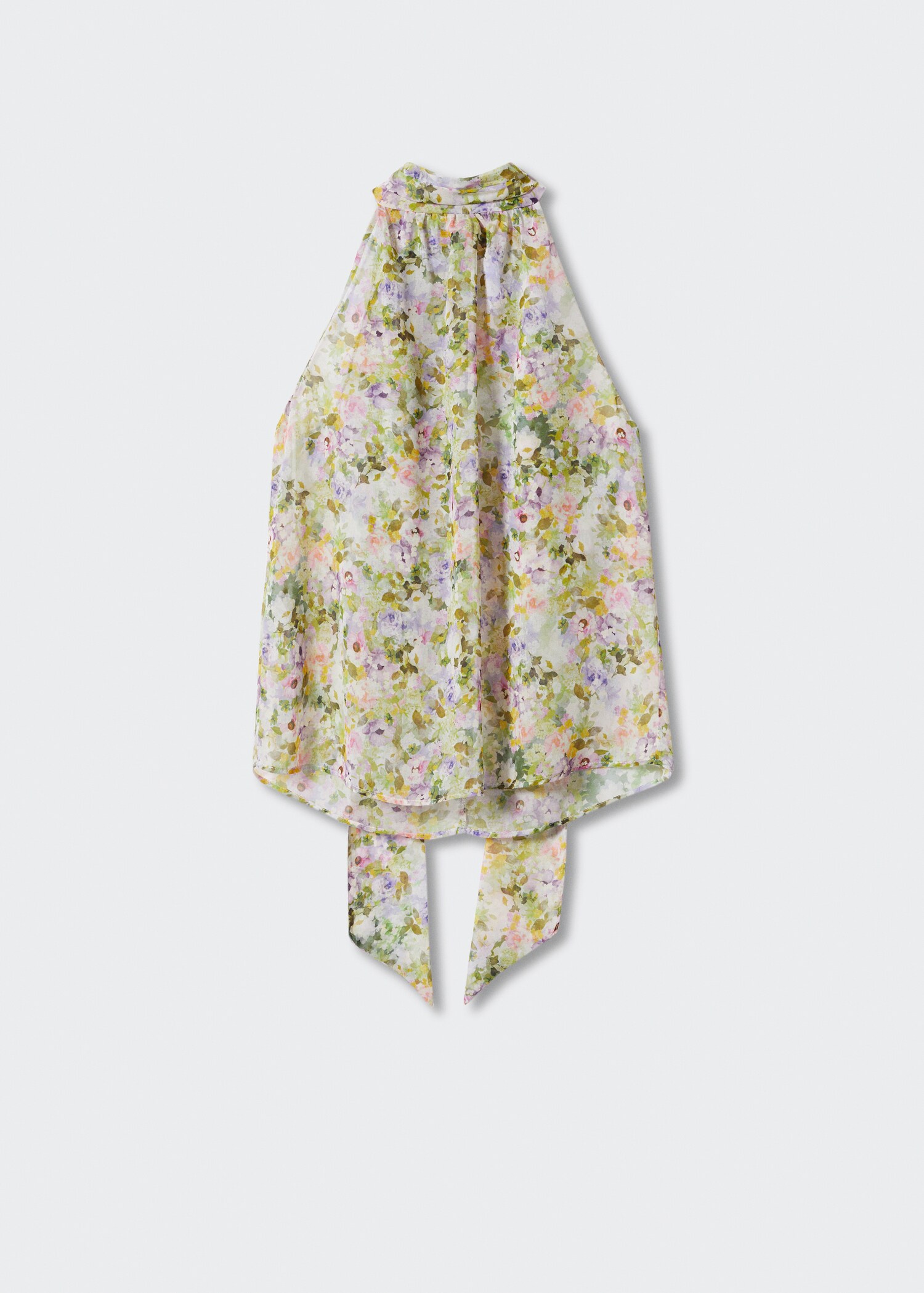 Blusa lazo cuello halter - Artículo sin modelo