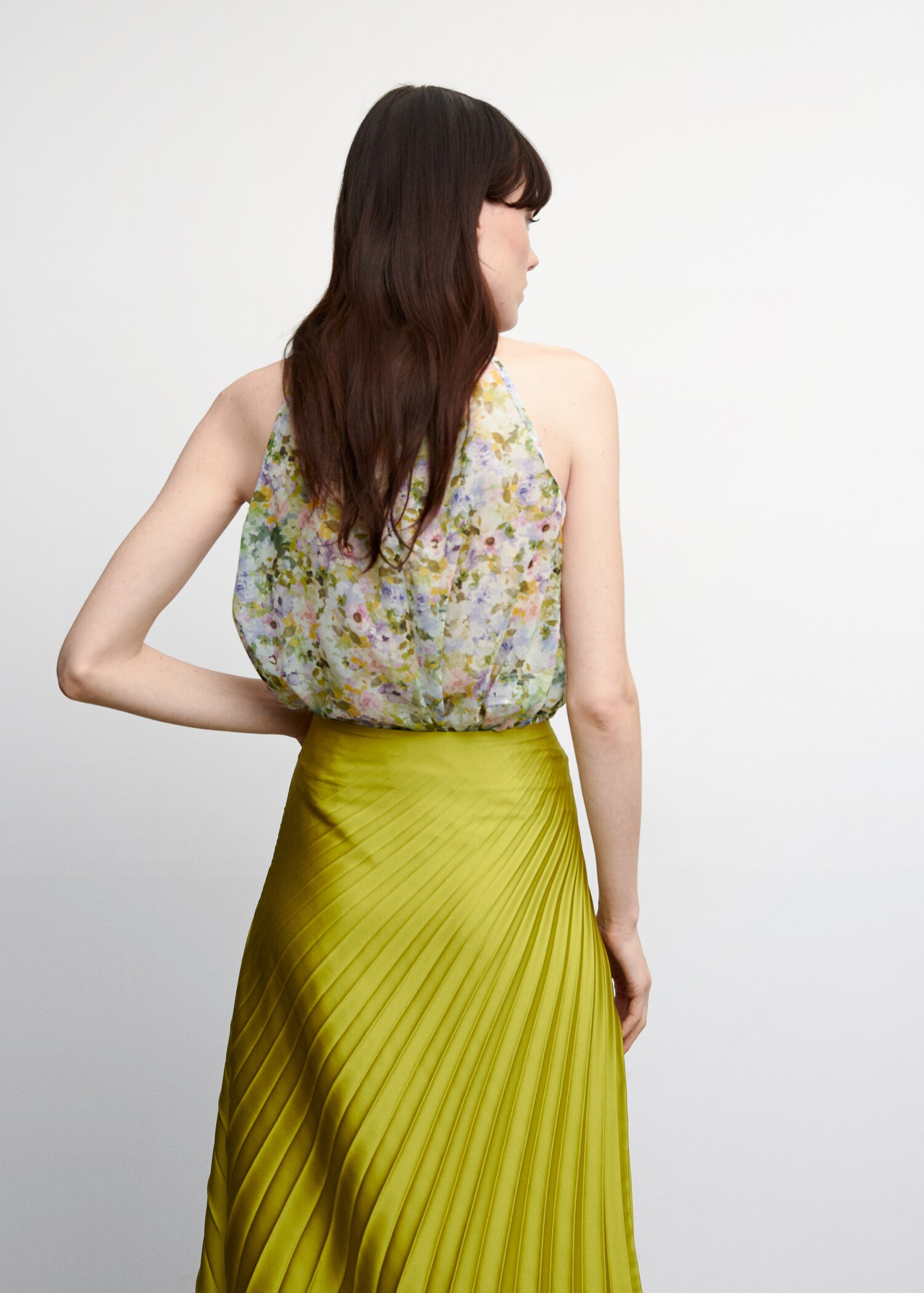 Blusa lazo cuello halter - Reverso del artículo