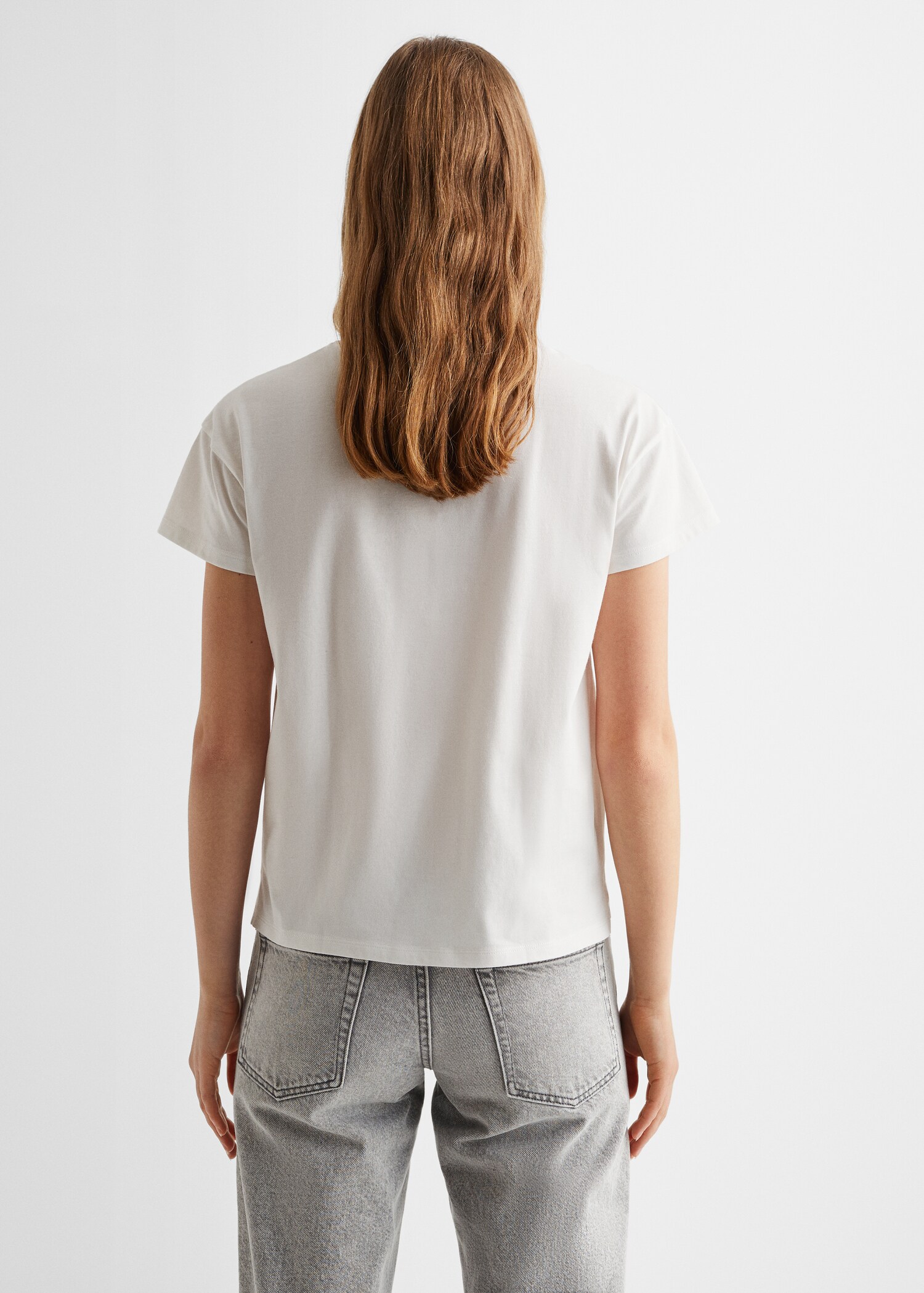 Short-sleeved printed t-shirt - Зворотна сторона товару