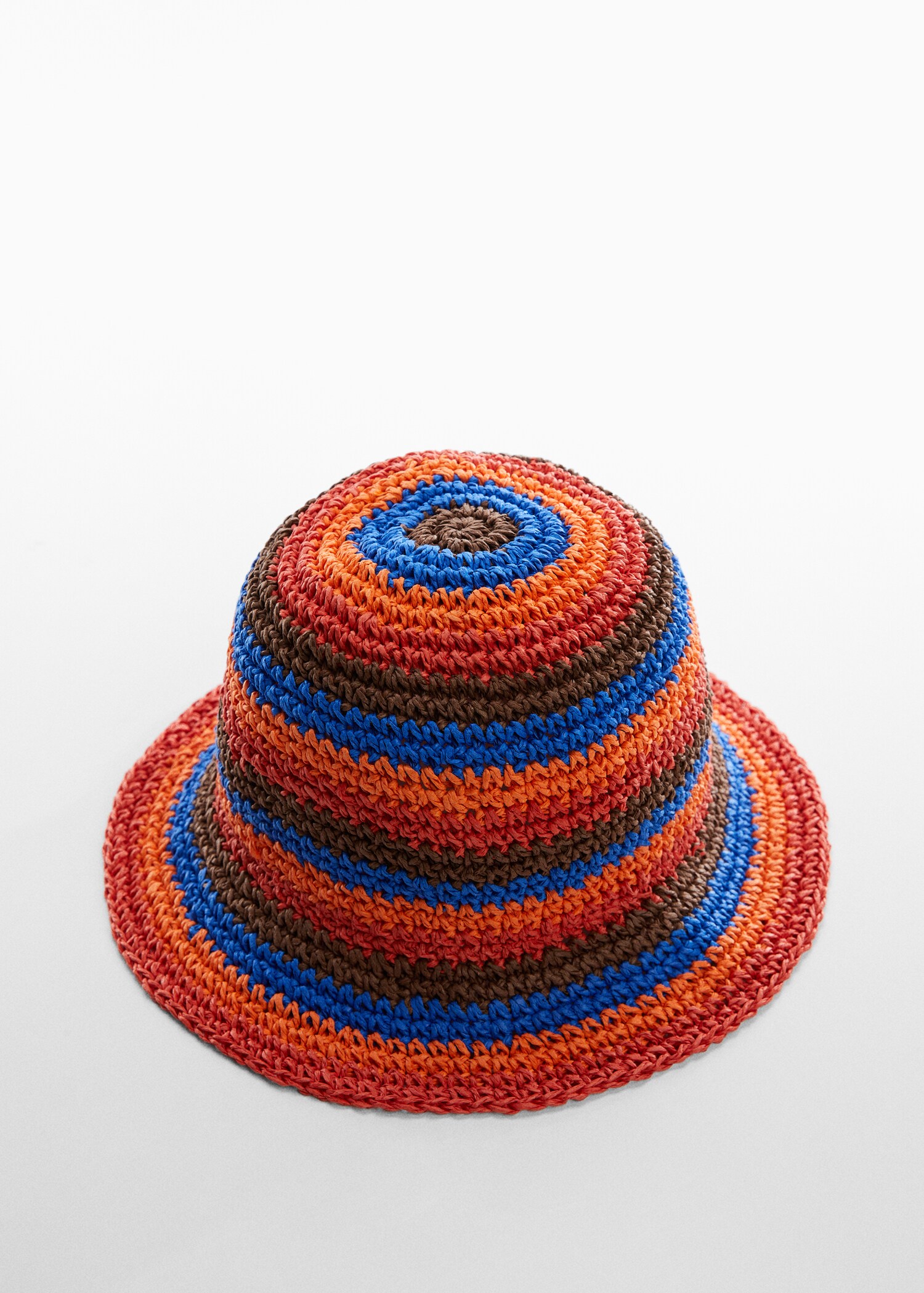 Multi-coloured bucket hat - Medium plane
