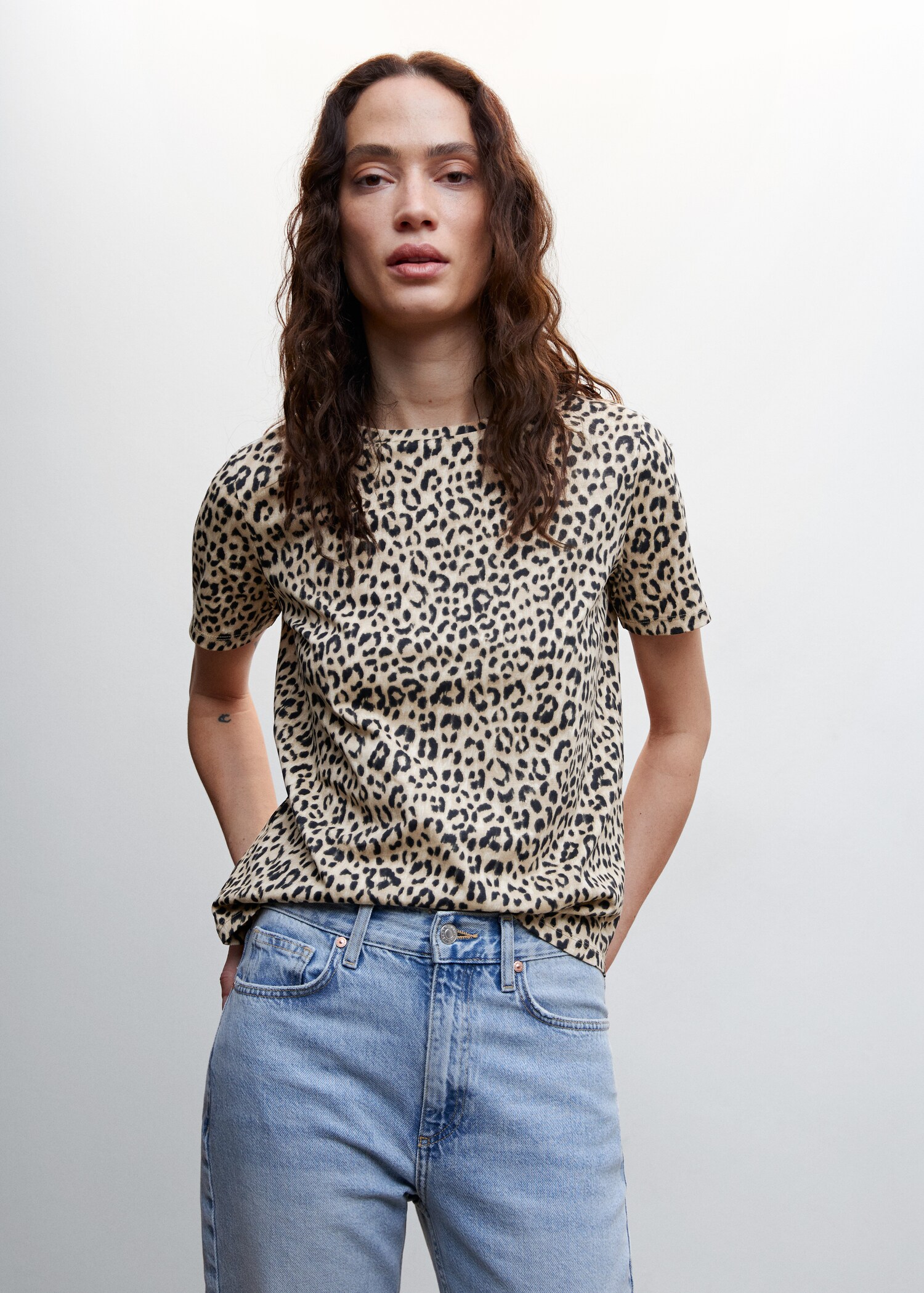 Animal print t-shirt - Medium plane