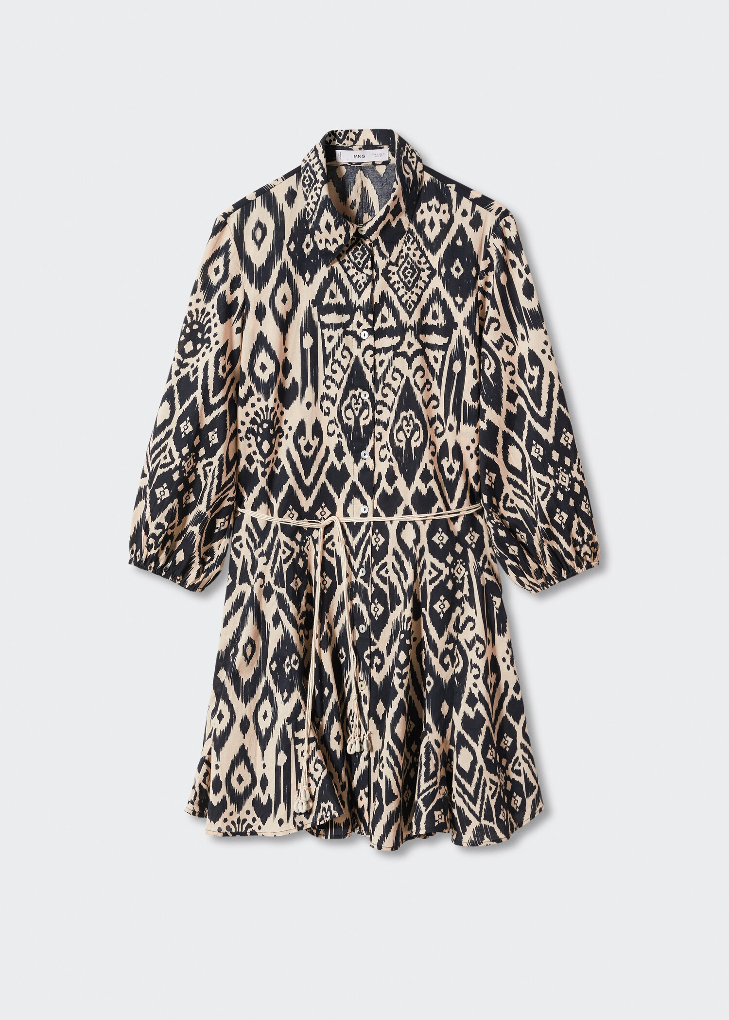 Cord shirt dress - Article without model