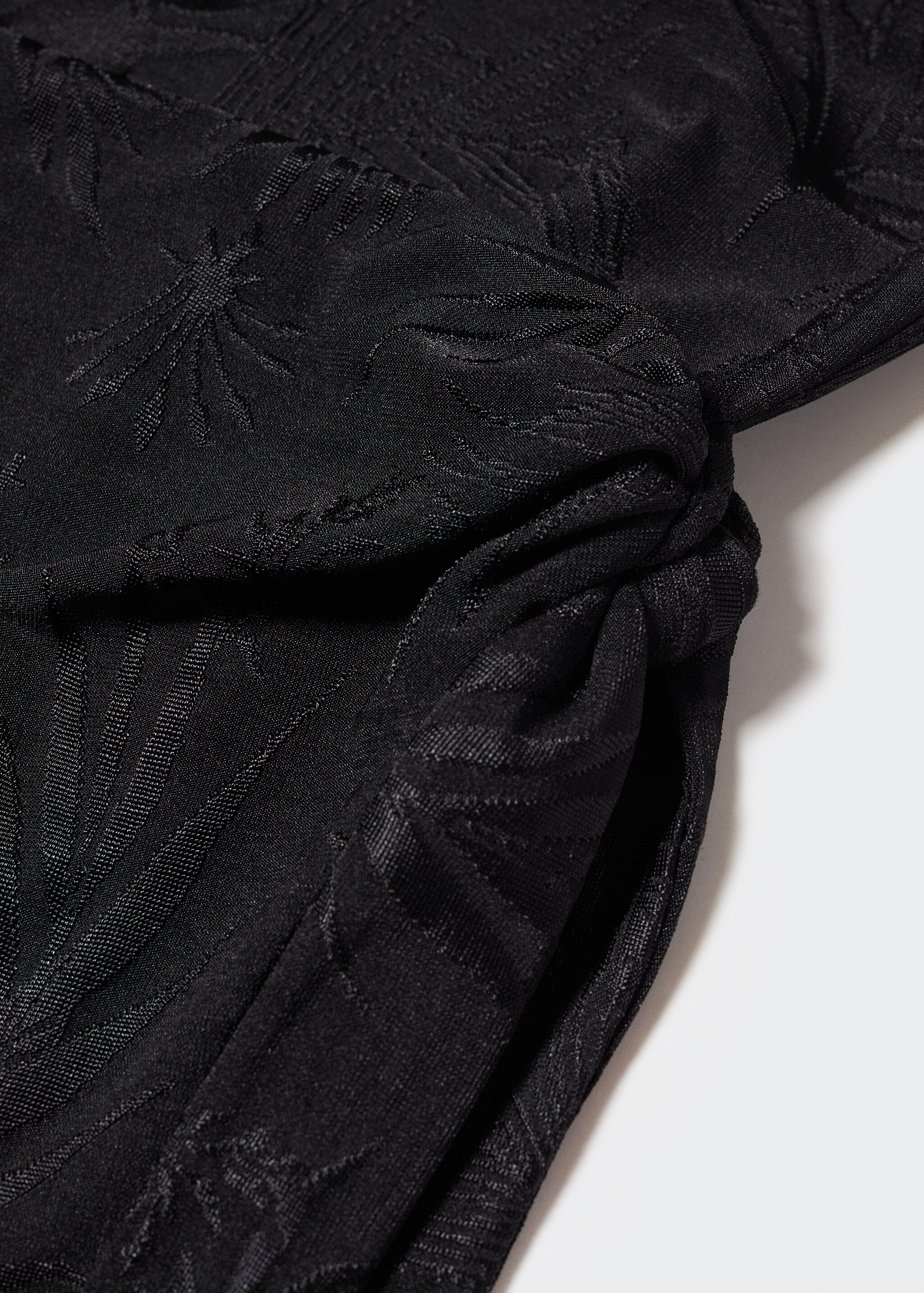 Knotted jacquard dress - Details of the article 8