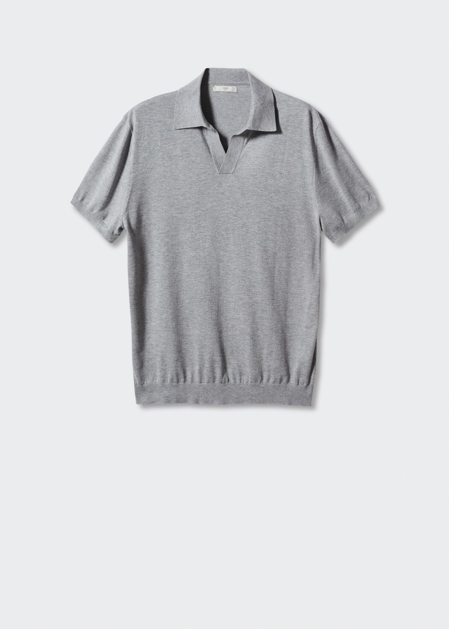 Fine-knit polo shirt - Article without model