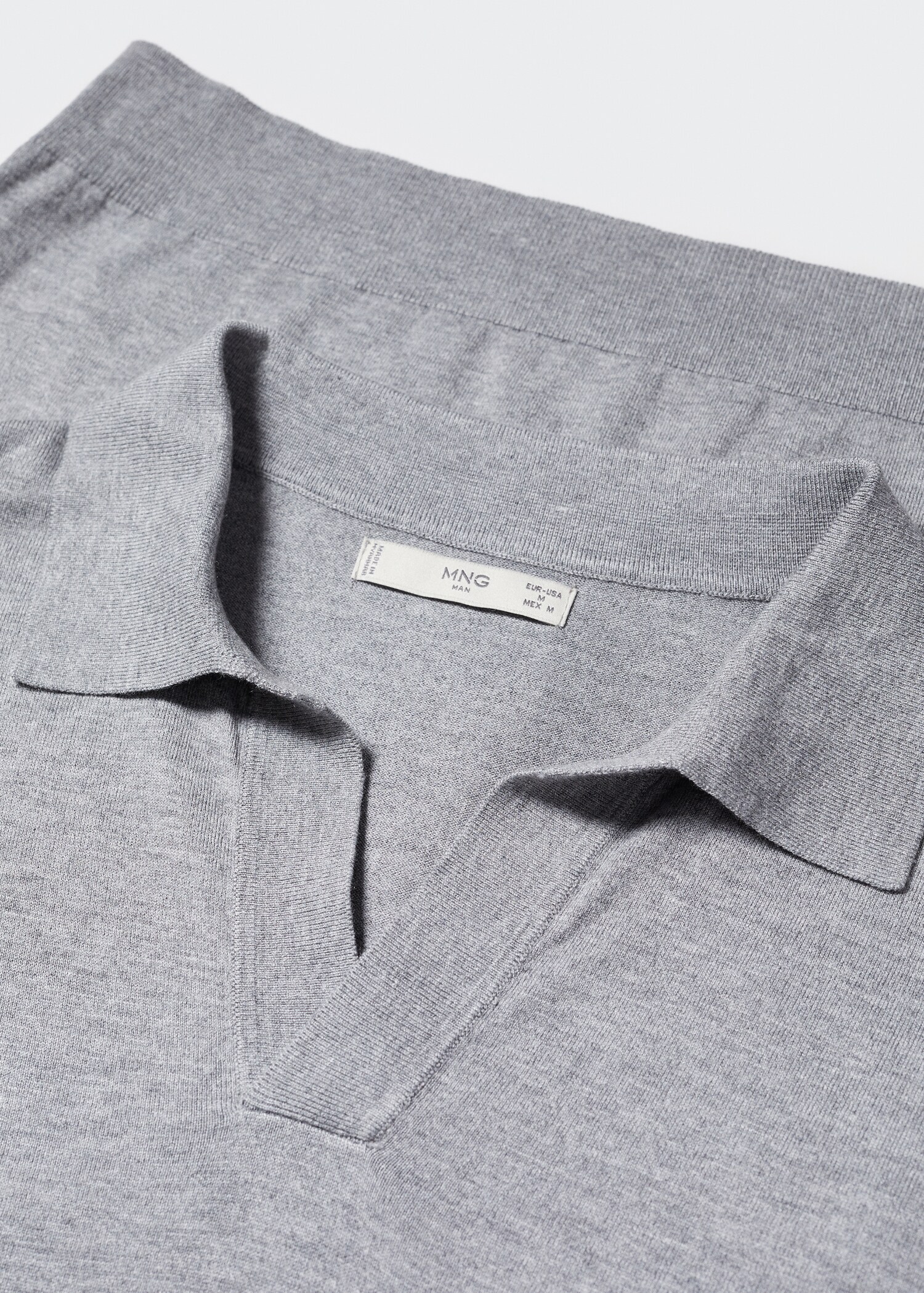 Fine-knit polo shirt - Details of the article 8