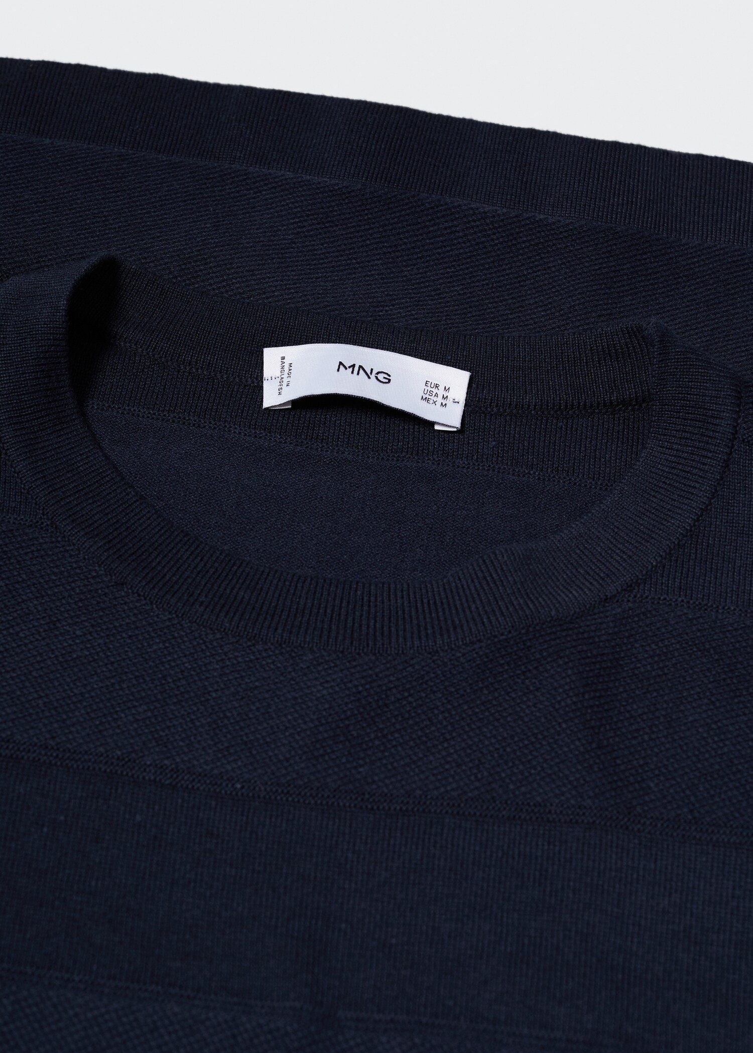 Camiseta punto algodón estructura rayas - Detalle del artículo 8