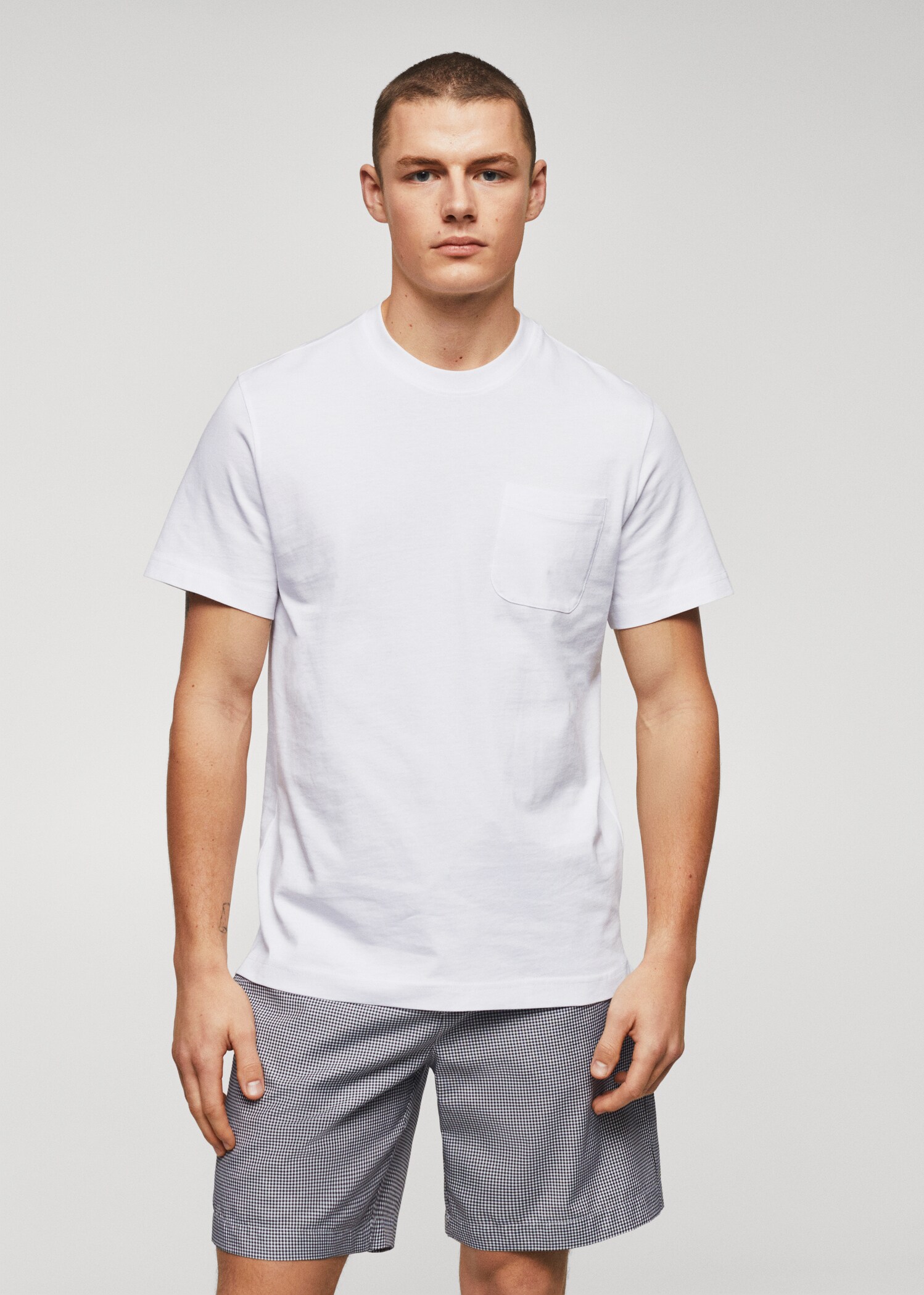 Lot pyjama court coton - Plan moyen