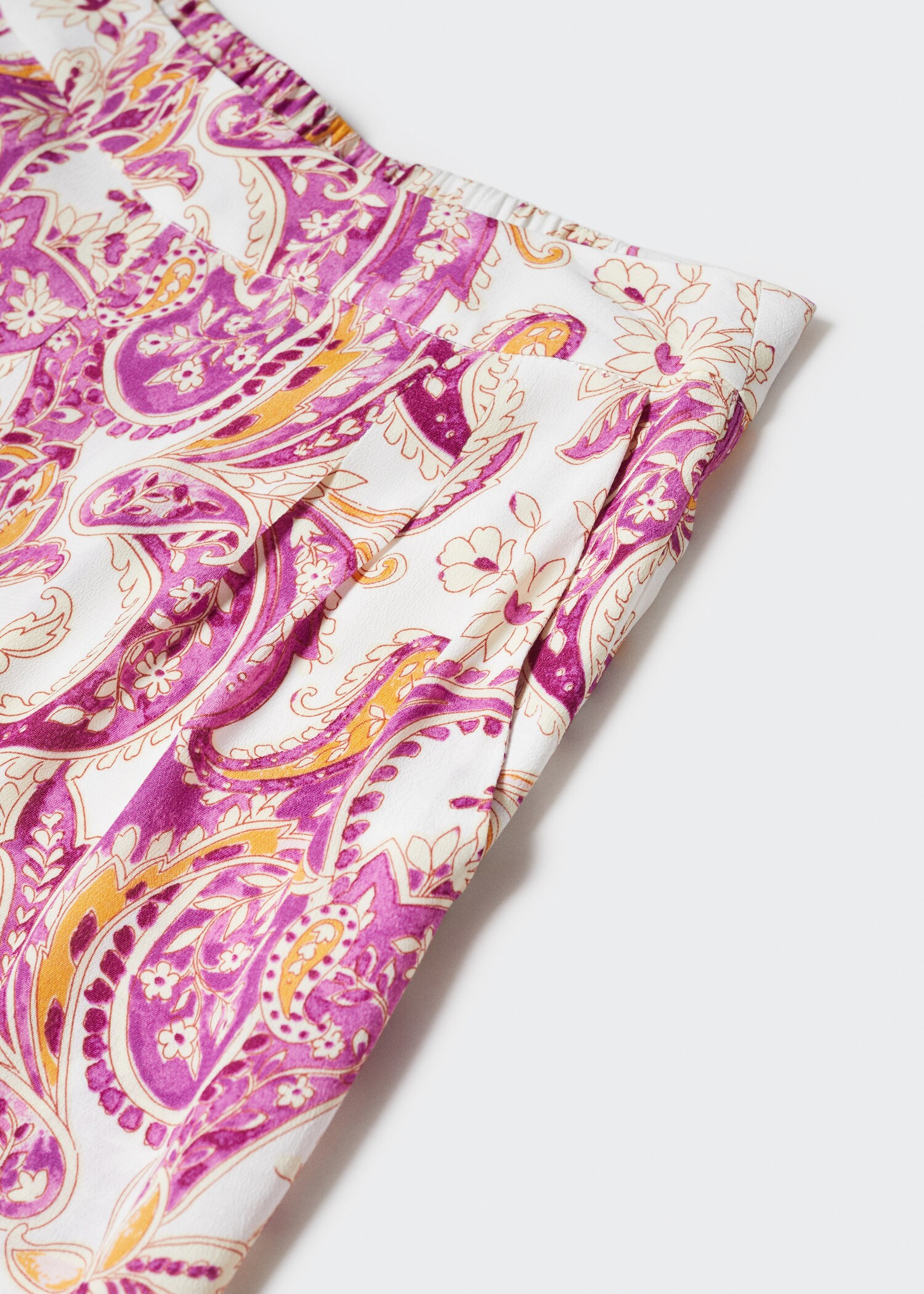 Floral print culotte trousers - Details of the article 8