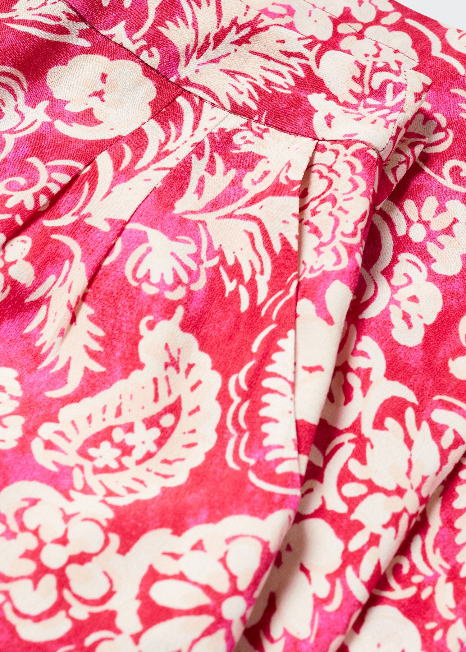 Floral print culotte trousers - Details of the article 8