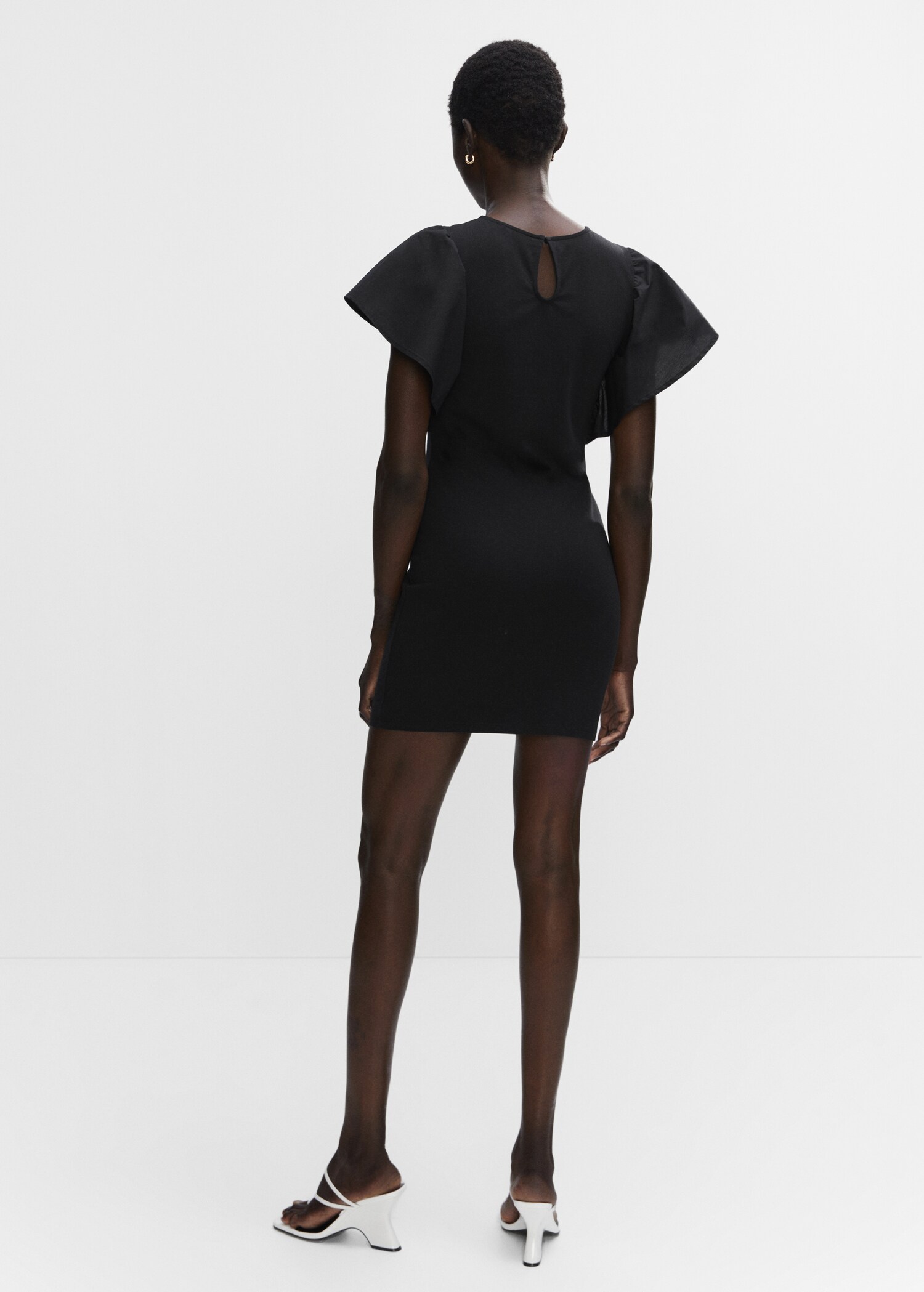 Sleeve detail dress - Reverse of the article
