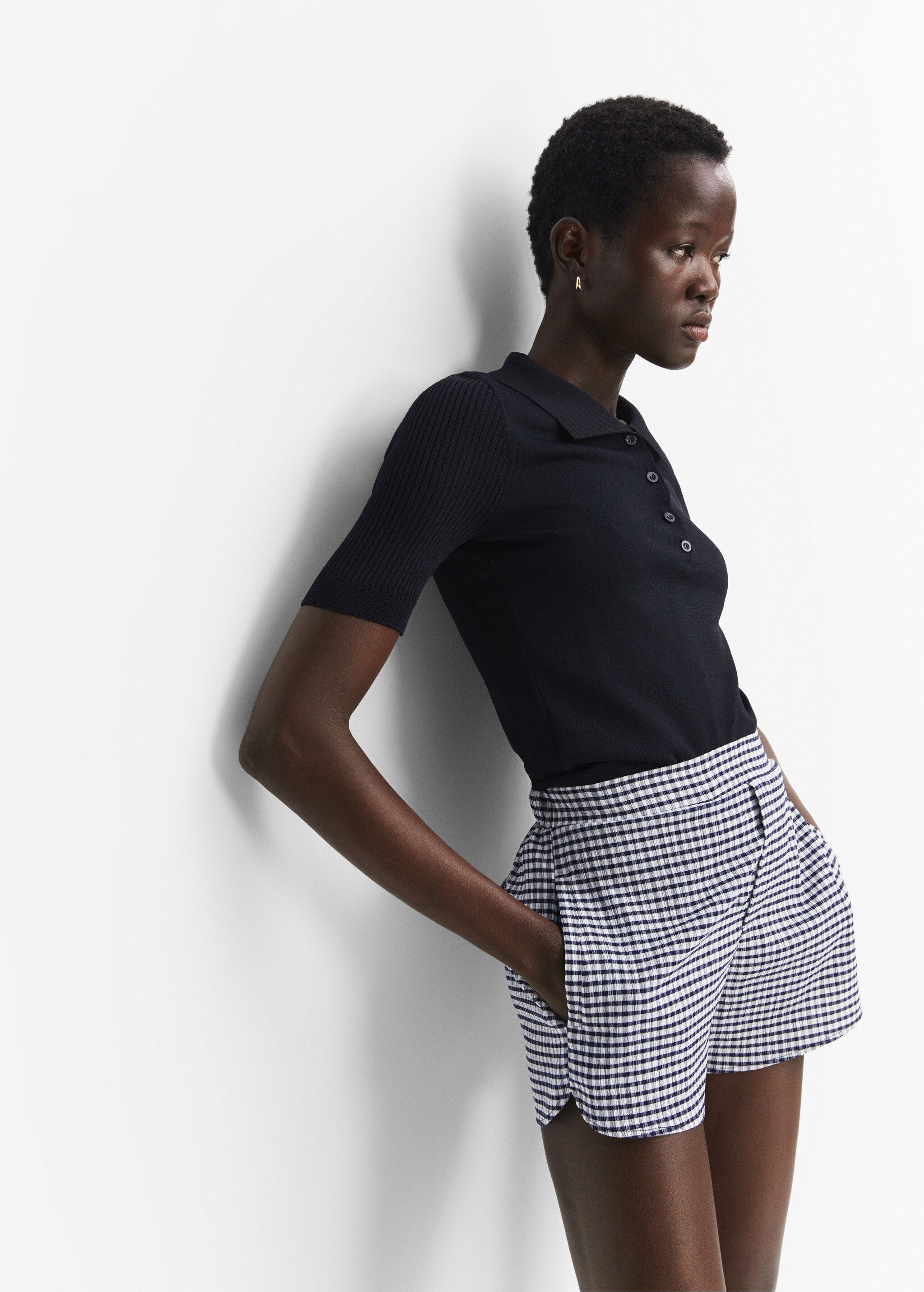 Gingham shorts - Details of the article 2