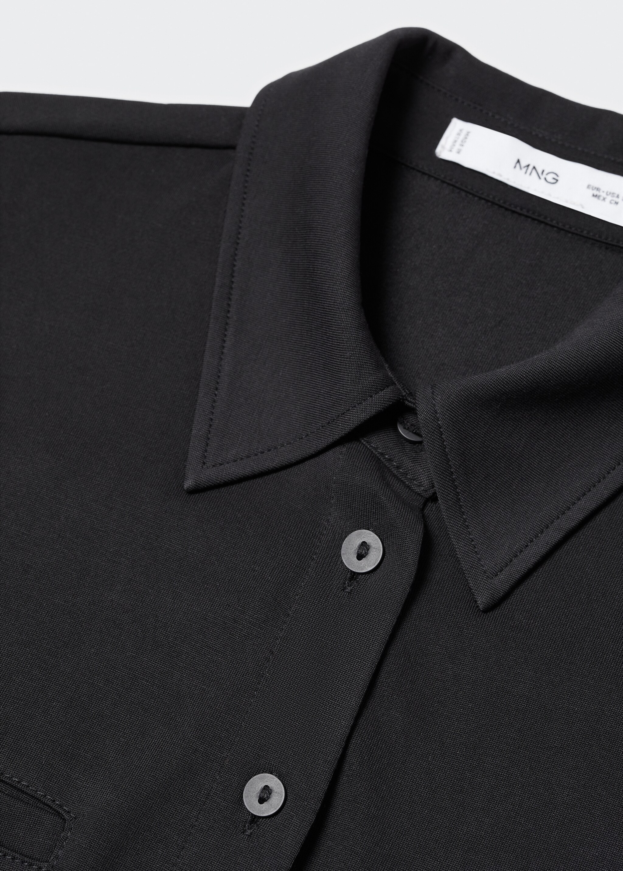 Modal shirt-style jumpsuit - Details of the article 8