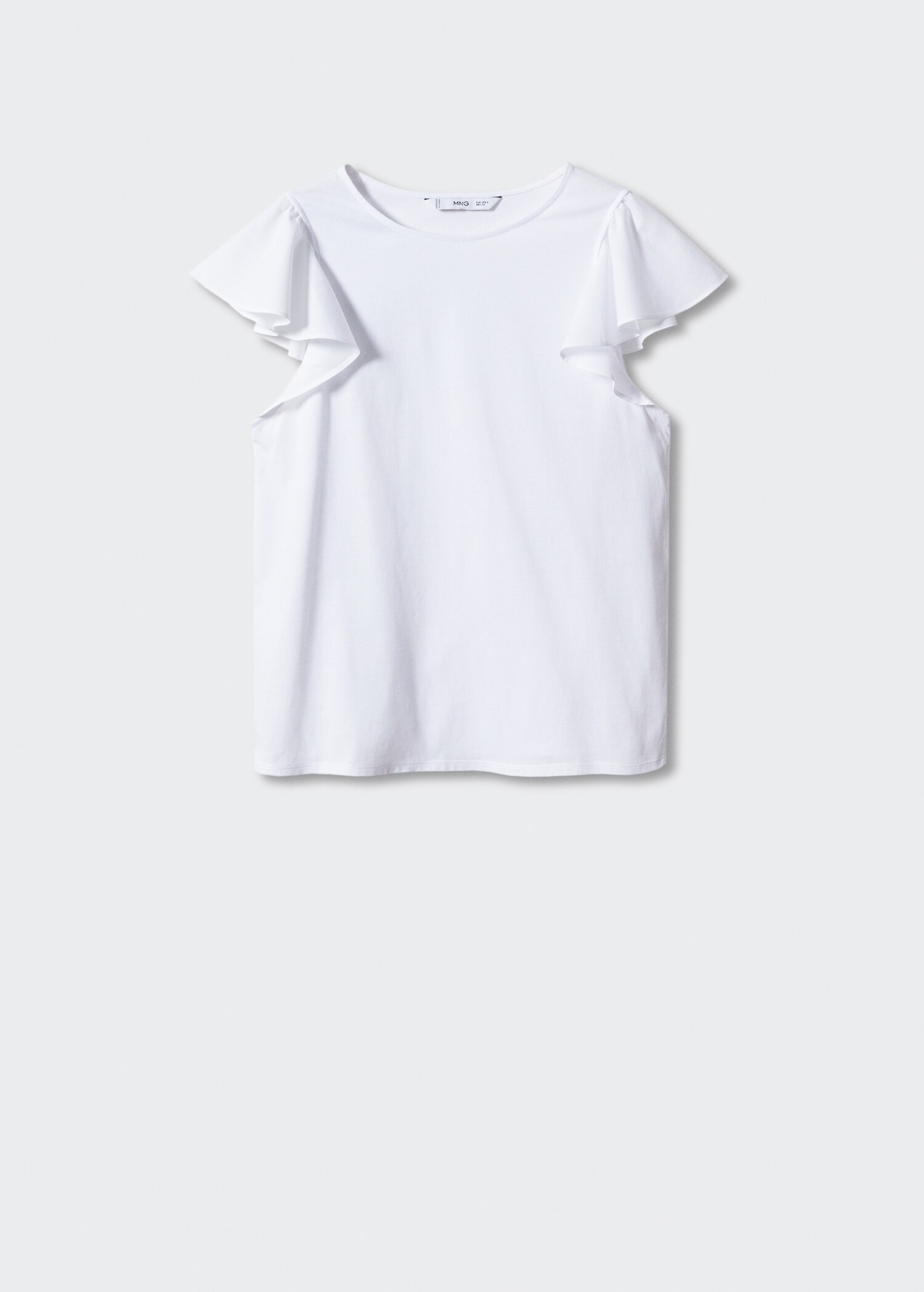 Tricou mâneci cu volan - Articol fără model