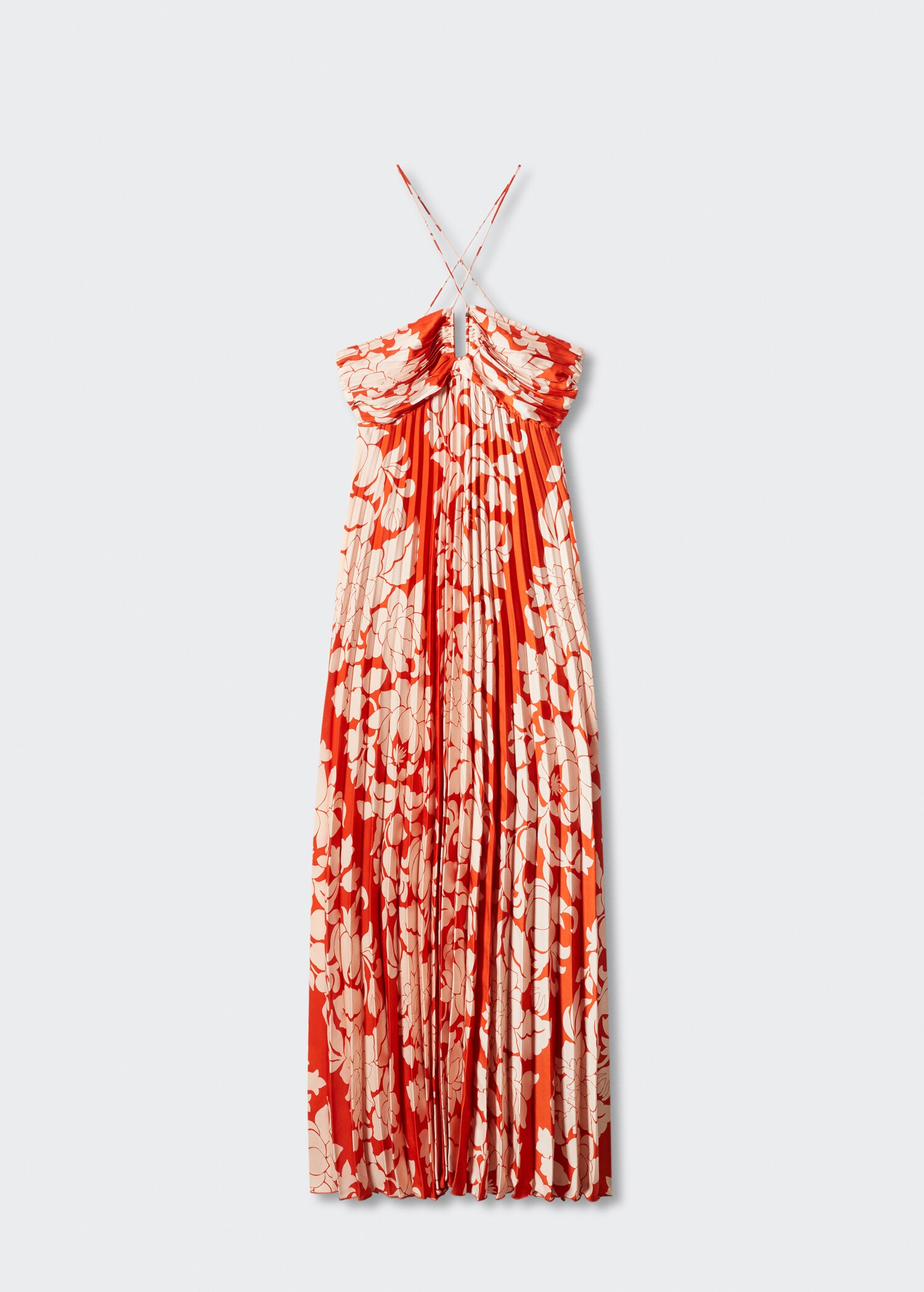 Pleated halter neck dress - Article without model
