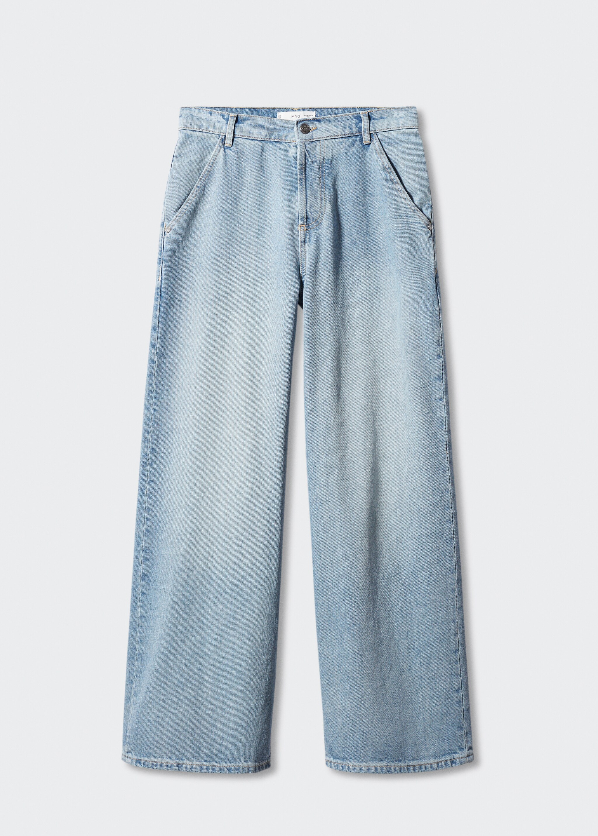 Jeans wideleg loose tiro bajo - Artículo sin modelo