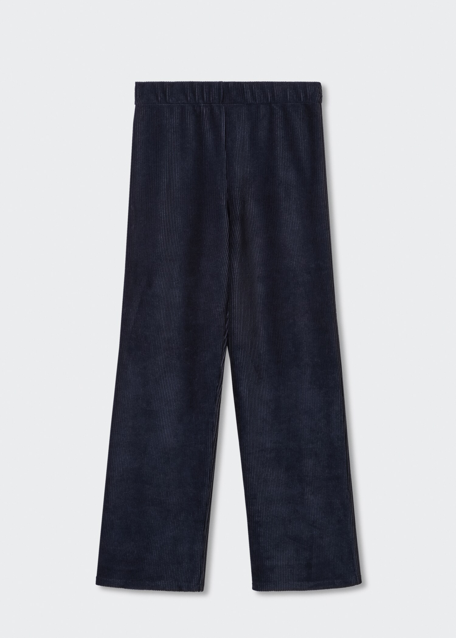 Pantaloni din catifea cord cu betelie elastică - Articol fără model