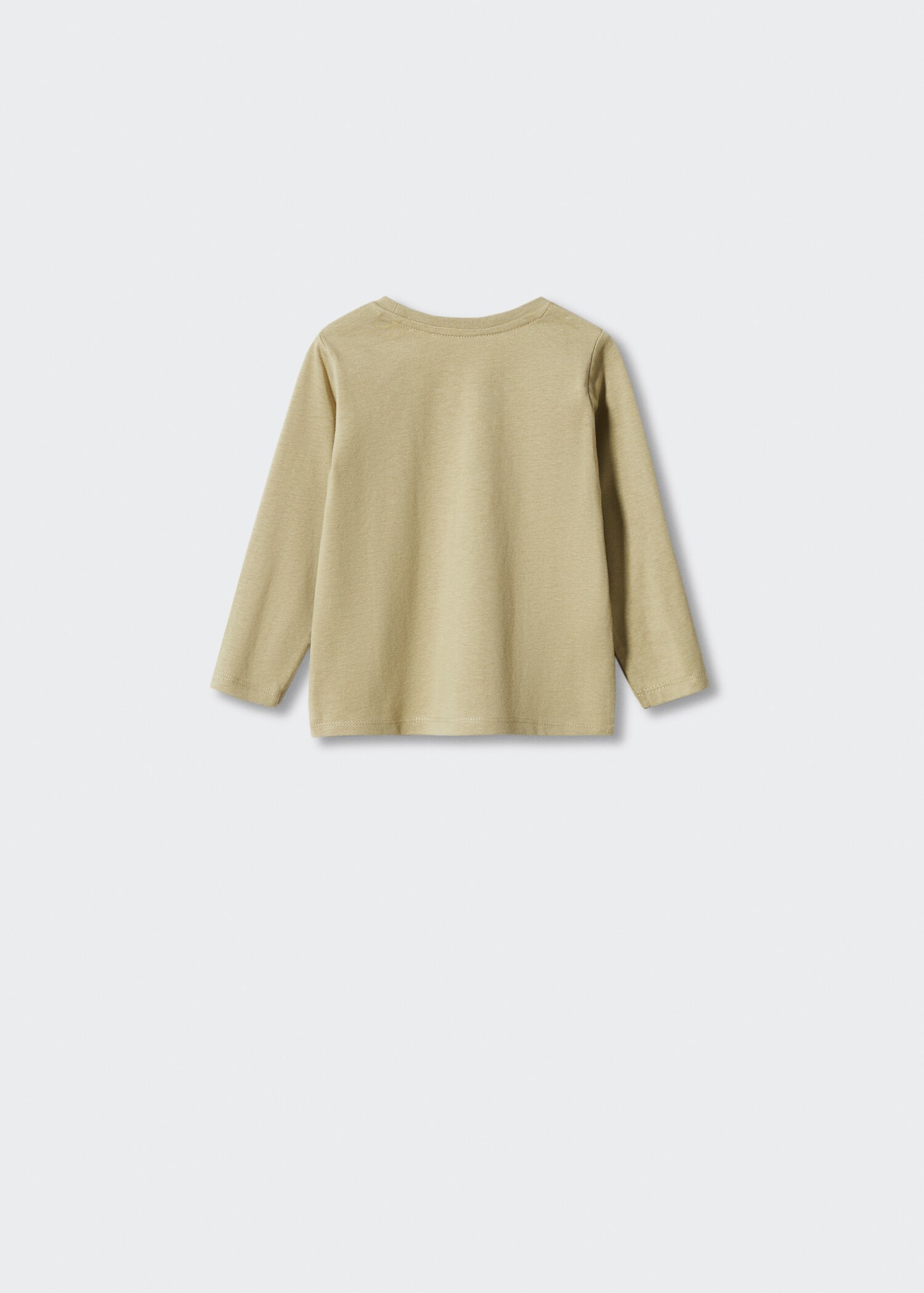 T-shirt manches longues poche - Verso de l’article