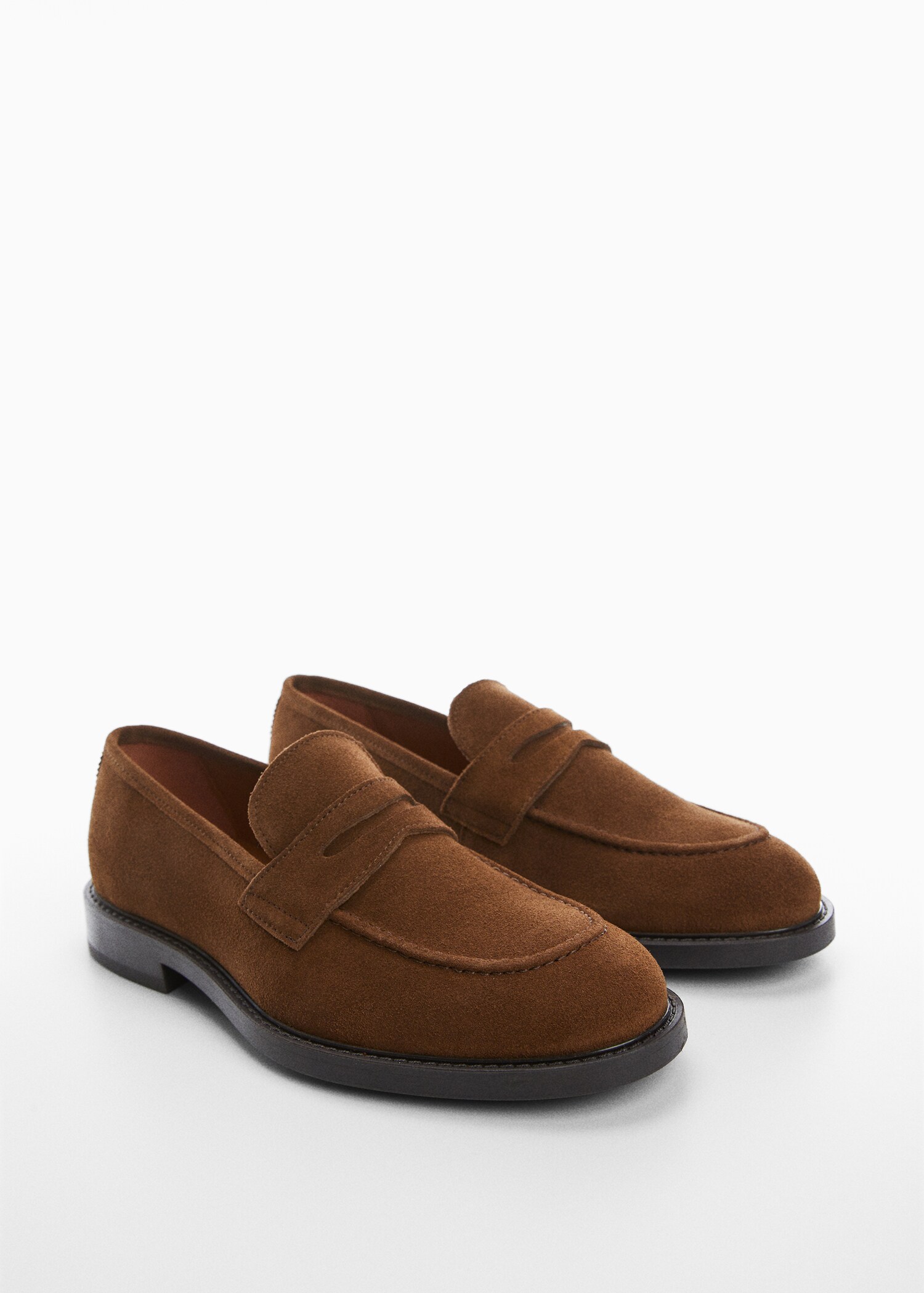Loafers van leer en suède - Middenvlak