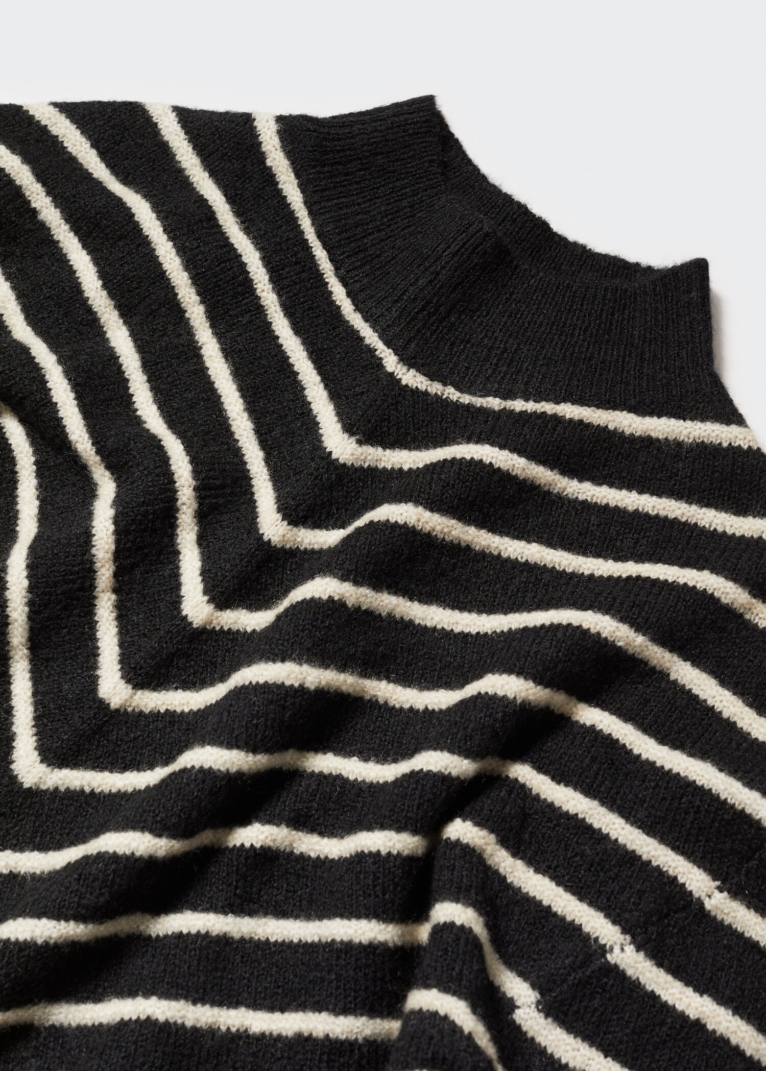 Jersey estampado rayas cuello perkins - Detalle del artículo 8
