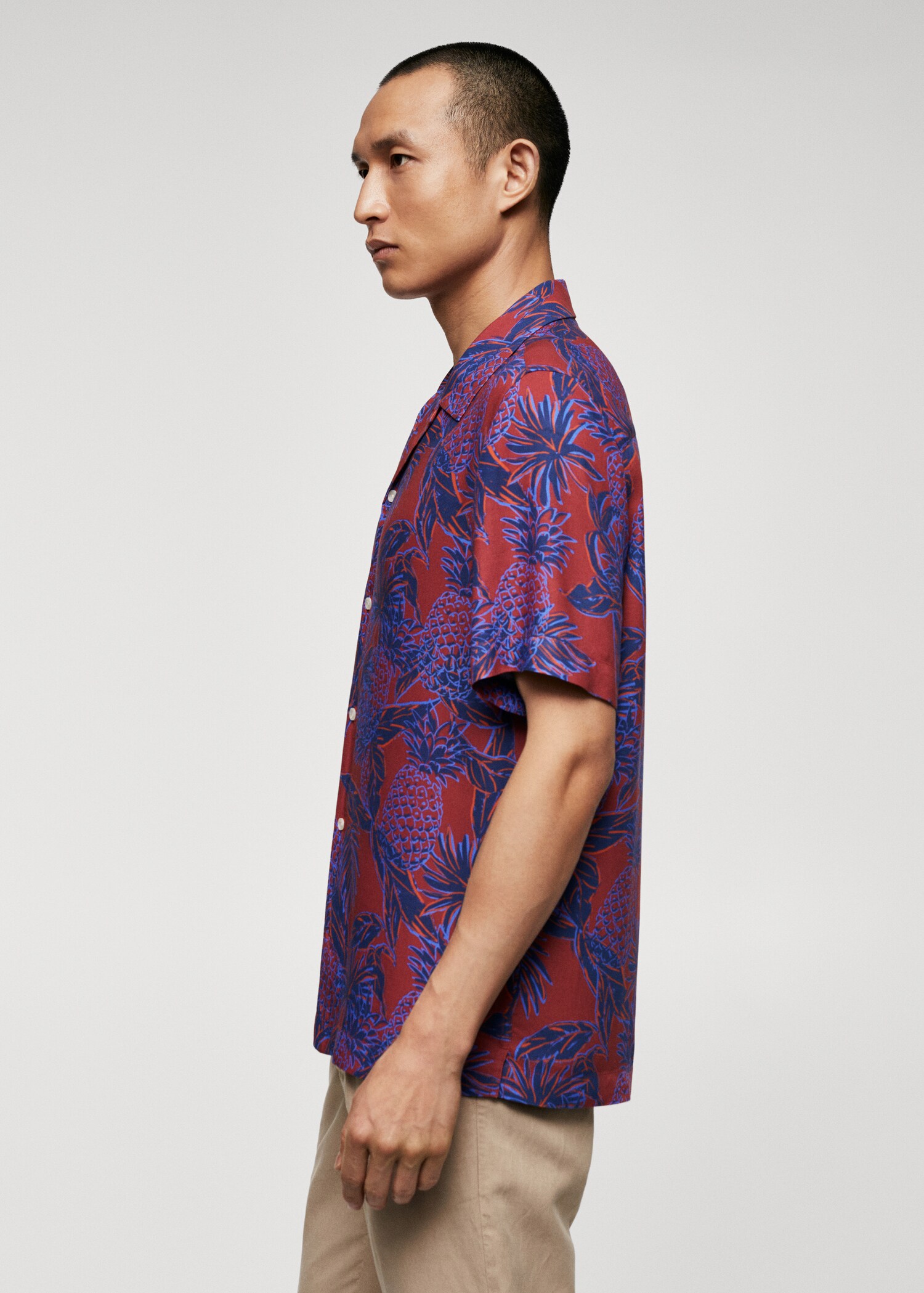 Printed flowy shirt - Details of the article 6