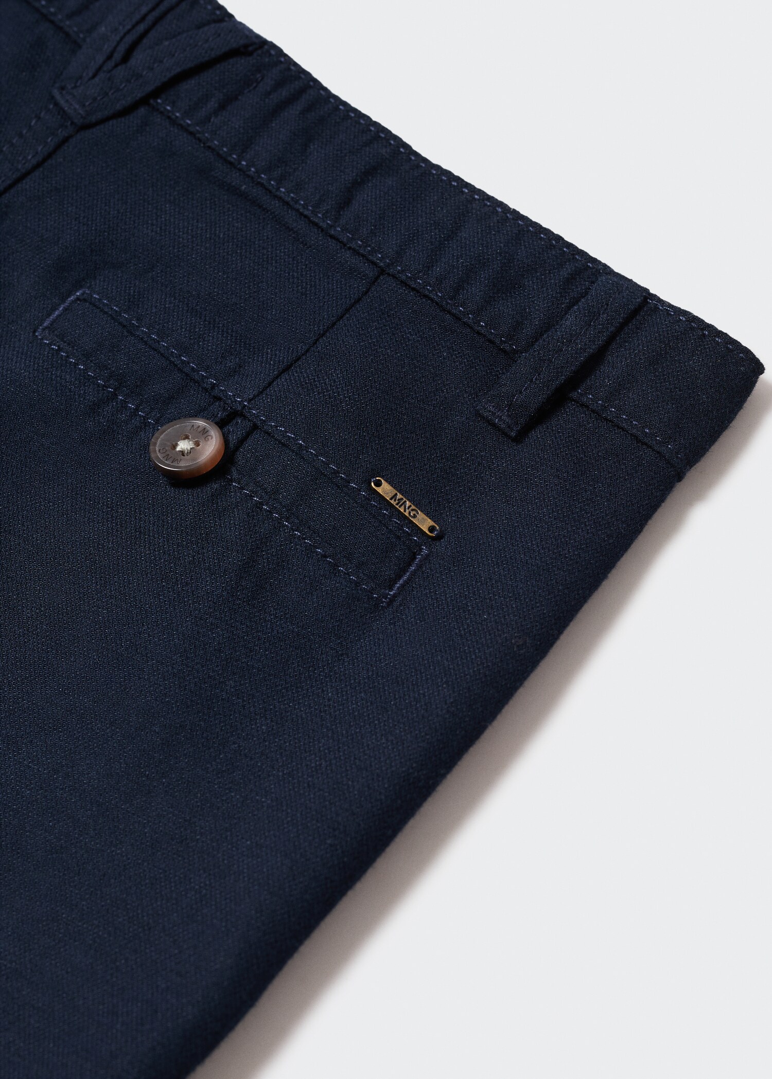 Chino-Bermudashorts aus Leinen - Detail des Artikels 8