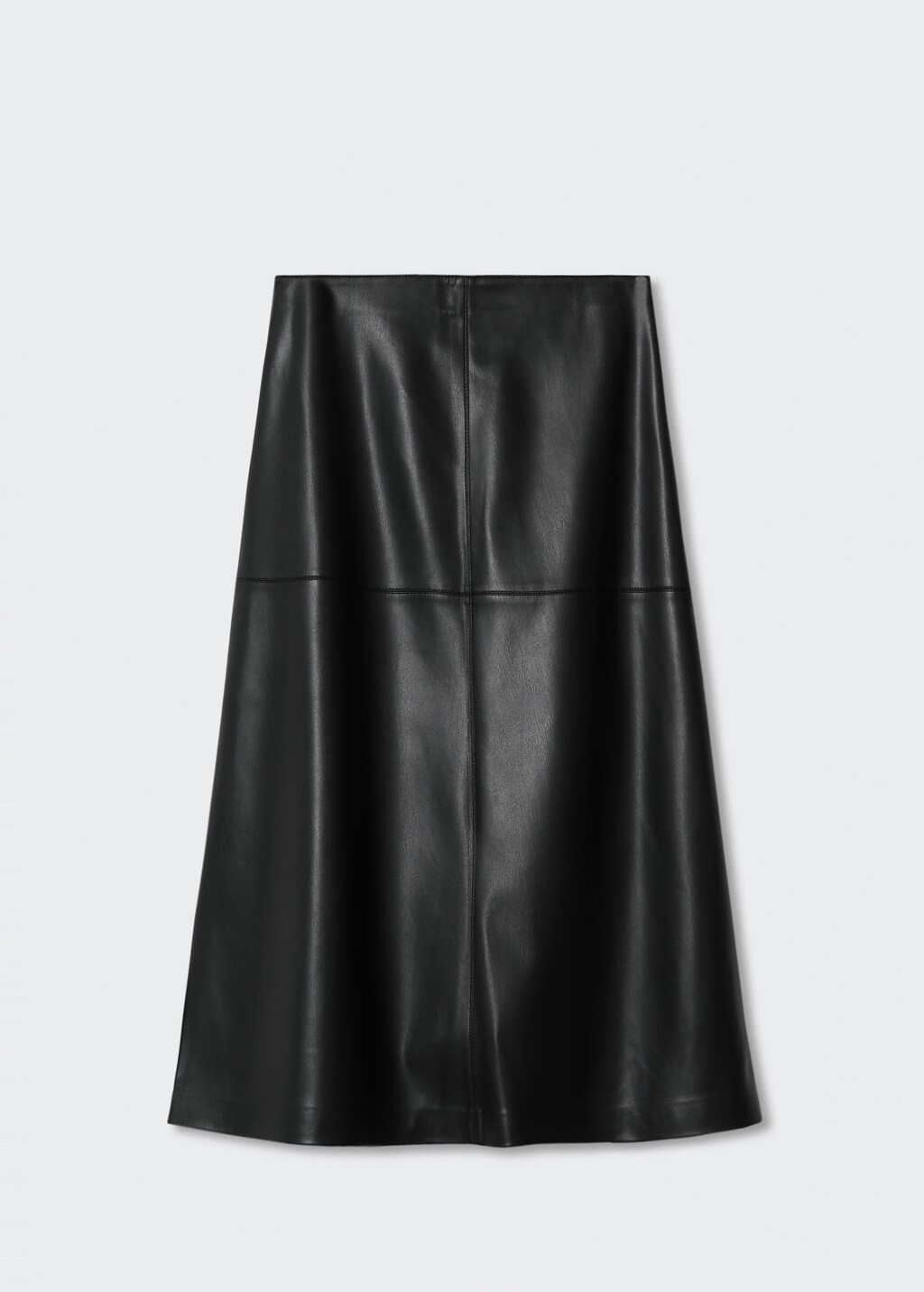 Mango a line midi faux leather skirt sales