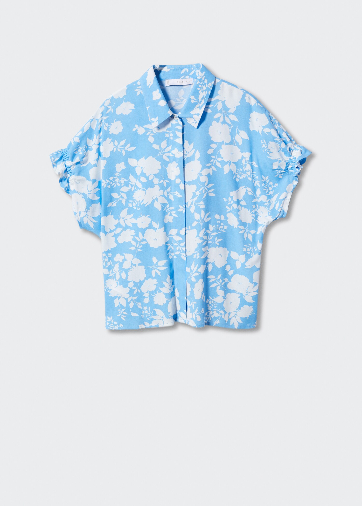 Skjorte med blomster trykk - Artikkel uten modell