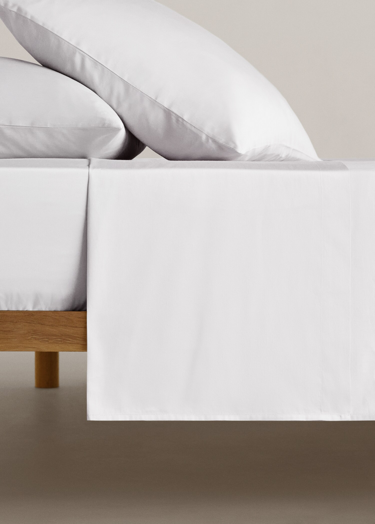 Satin flat sheet superking bed - Article without model