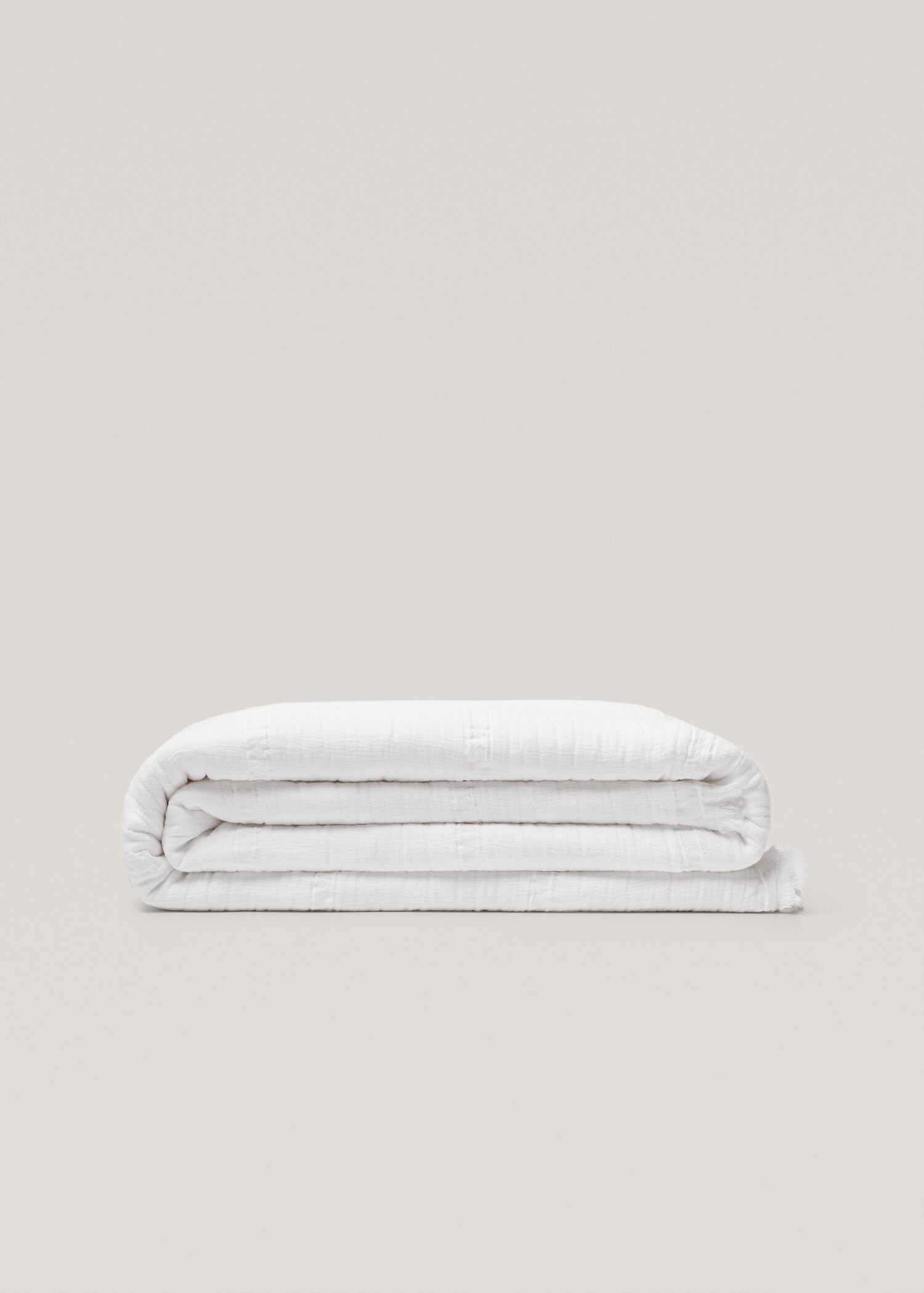 Couvre-lit coton lin - Article sans modèle