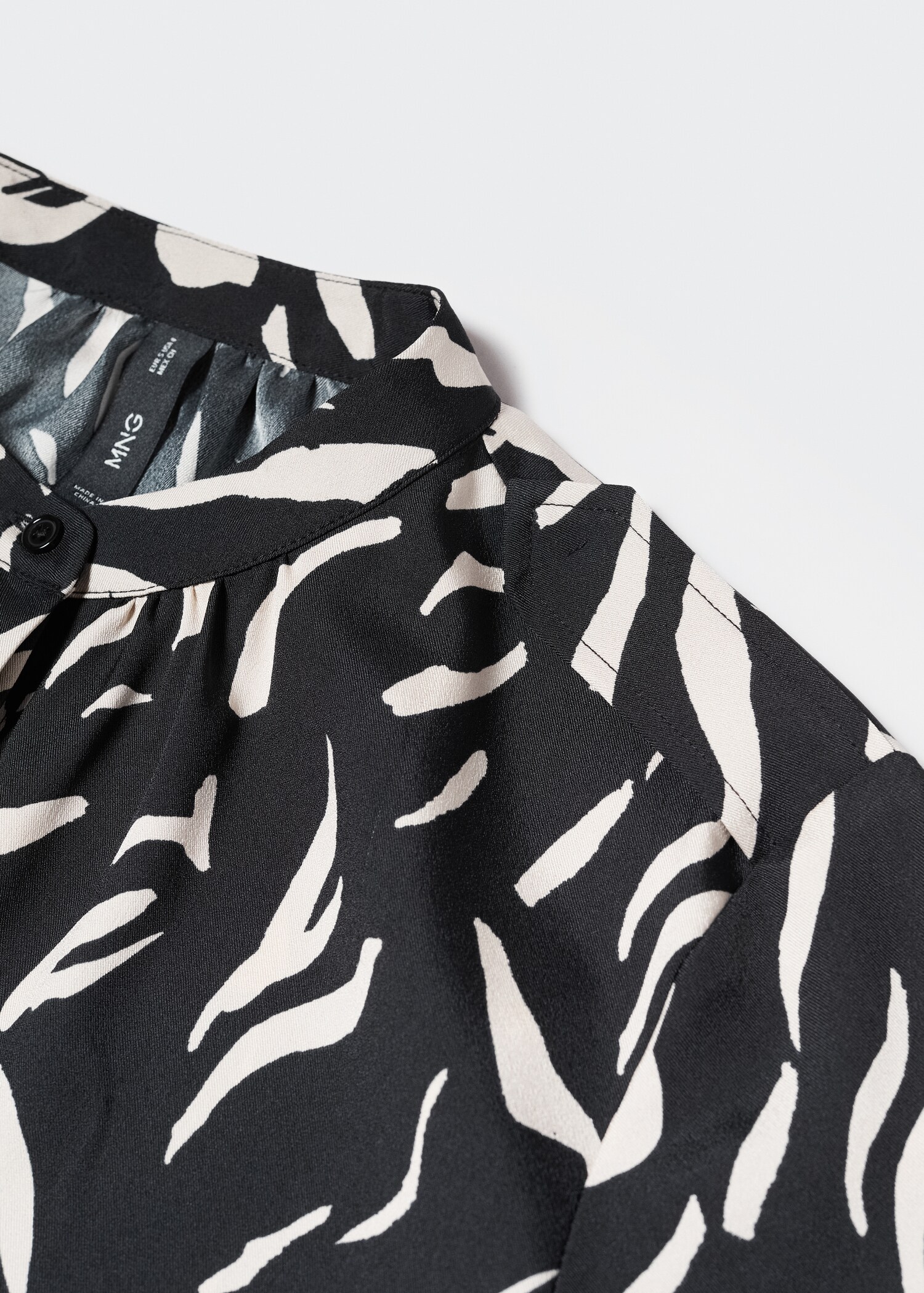 Vestido estampado midi - Detalle del artículo 8