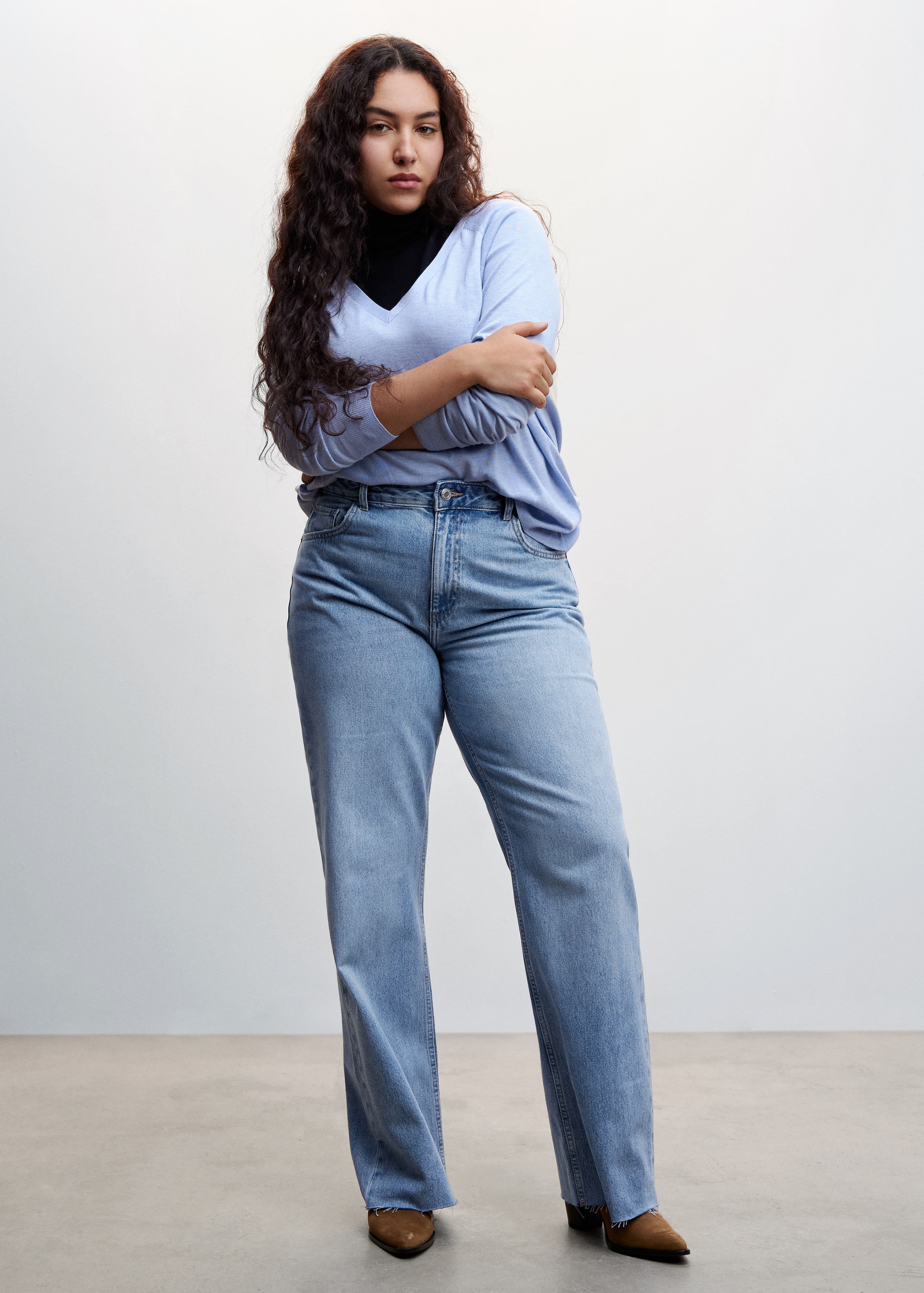 Mid-rise wideleg jeans - Detail van het artikel 3