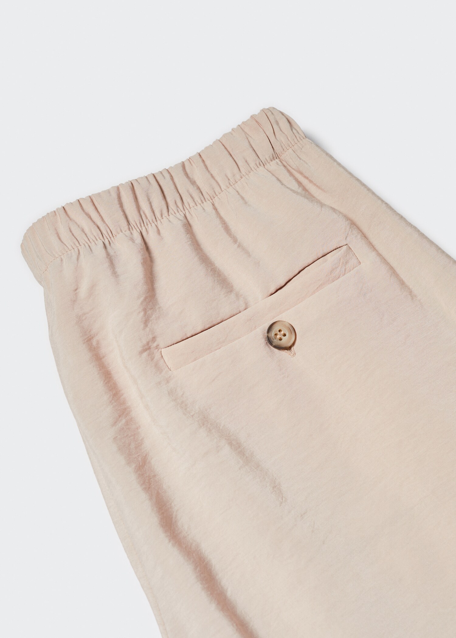 Drawstring waist modal trousers - Details of the article 8