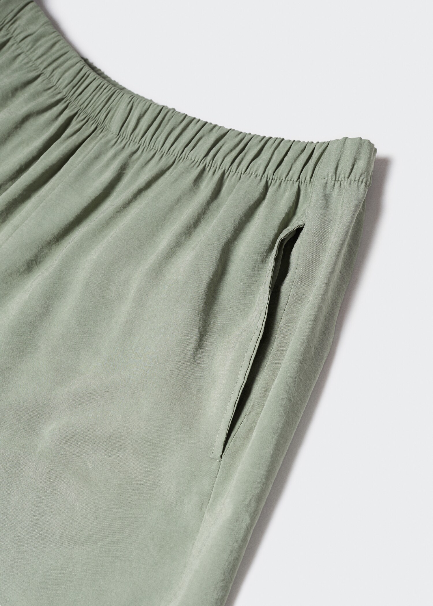 Drawstring waist modal trousers - Details of the article 8