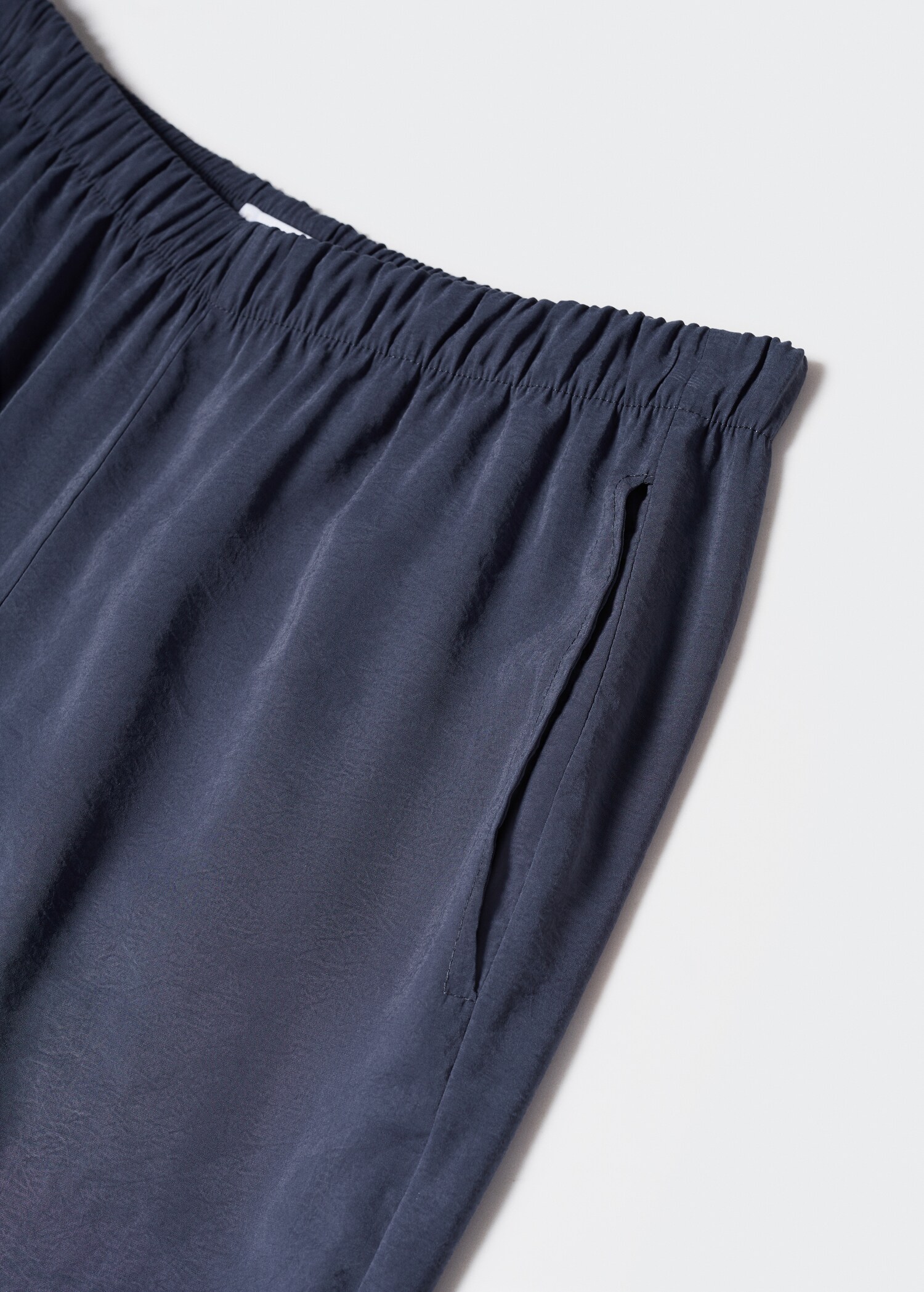 Drawstring waist modal trousers - Details of the article 8