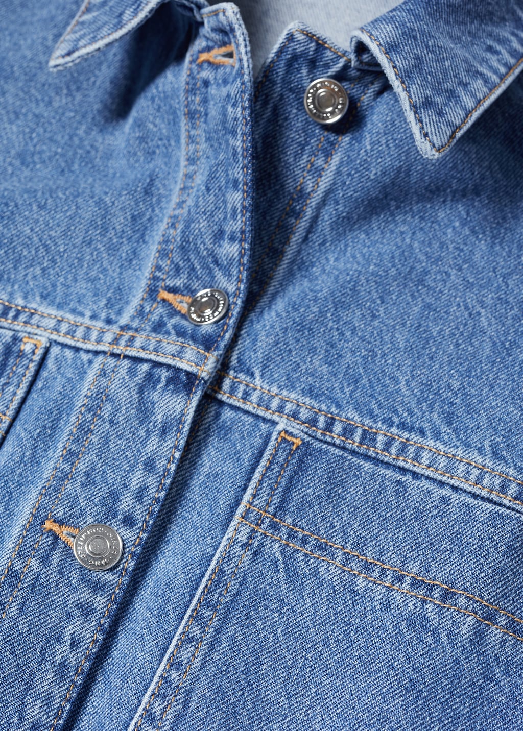 Pocketed denim jacket