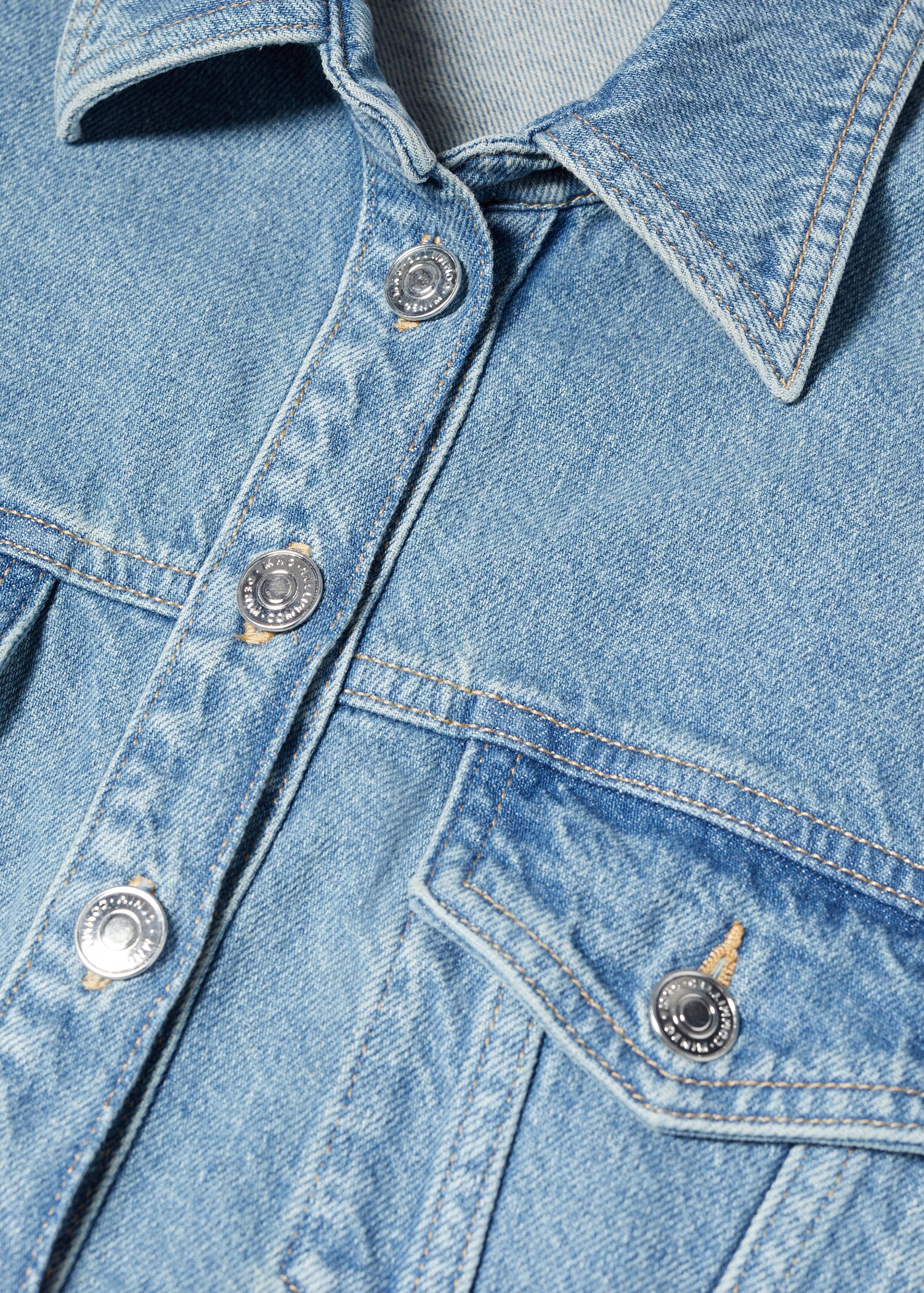 Long denim jumpsuit - Details of the article 8