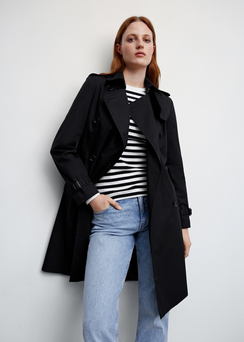 Mango violeta trench coat clearance