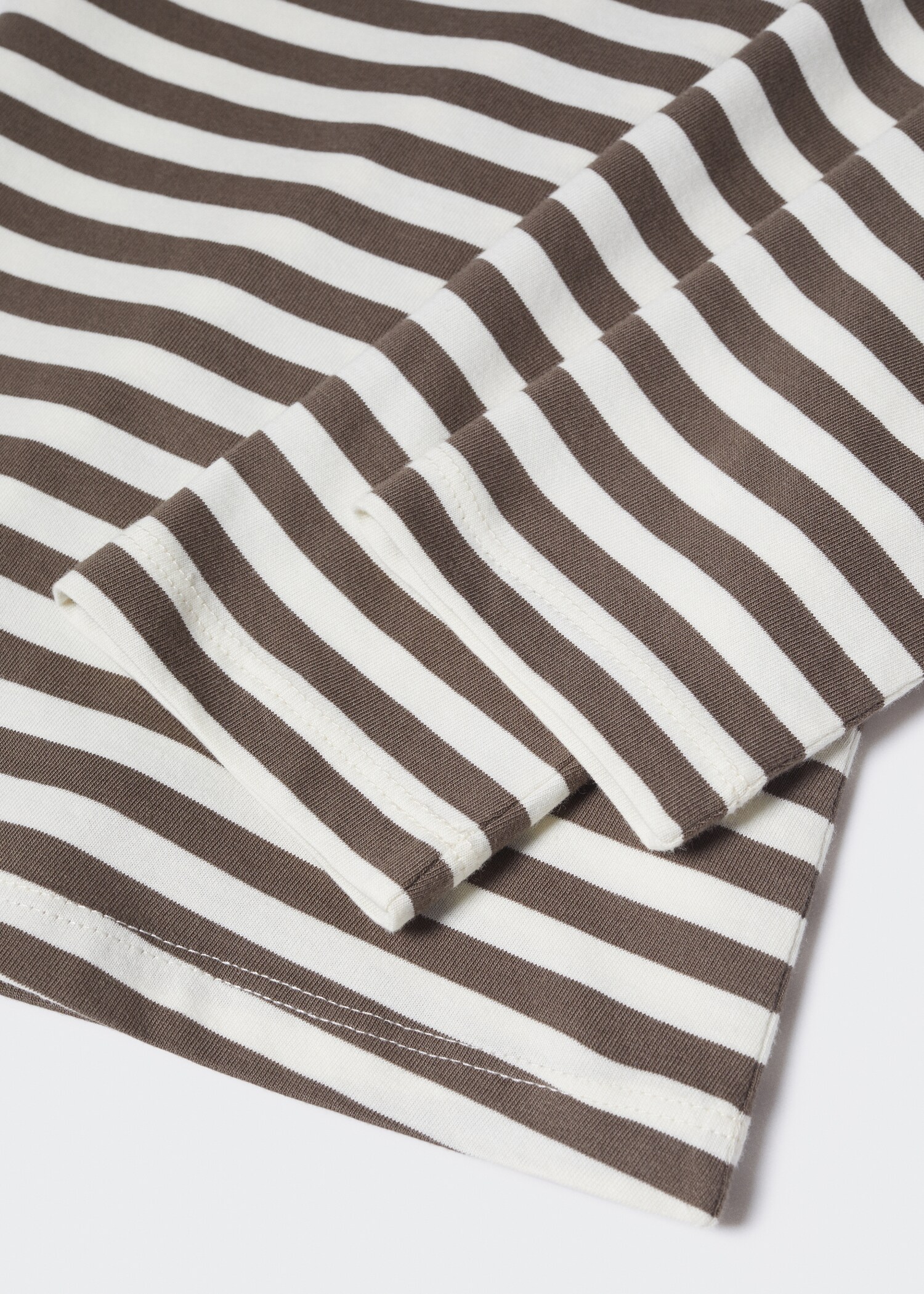 Striped 100% cotton t-shirt - Details of the article 8