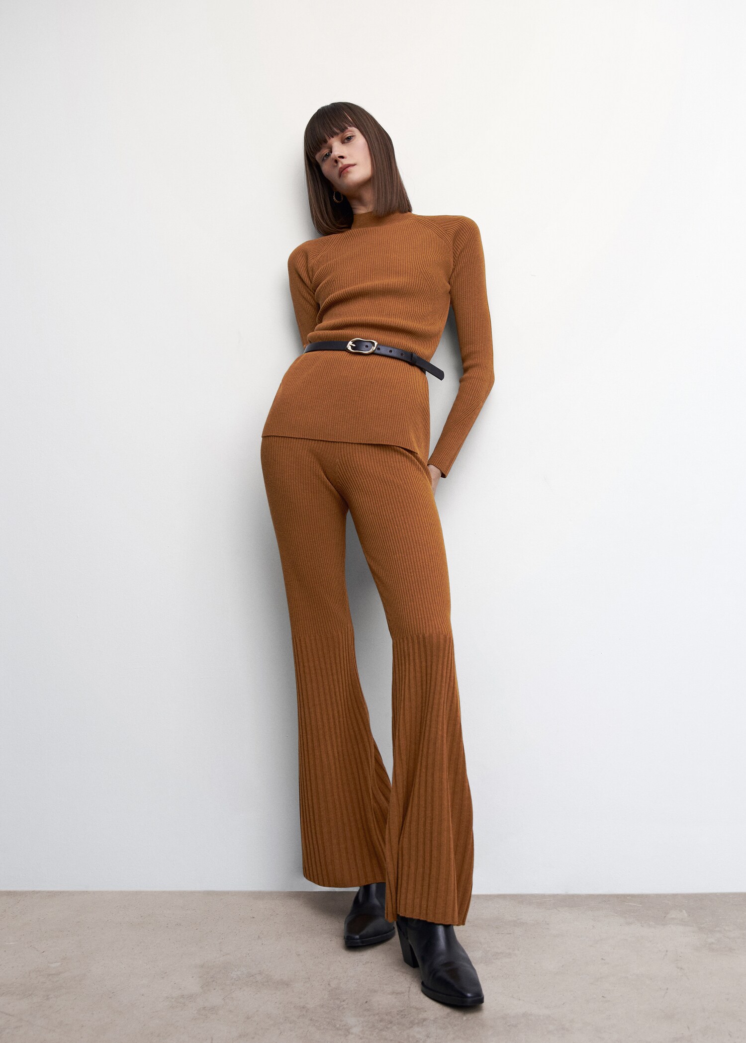 Pantalon évasé maille - Détail de l'article 2