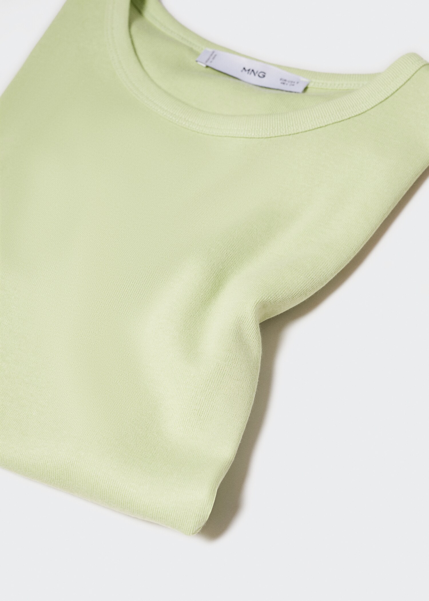 T-shirt coton col rond - Détail de l'article 8