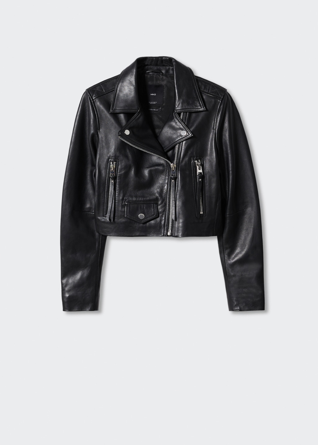 Estello leather biker jacket deals