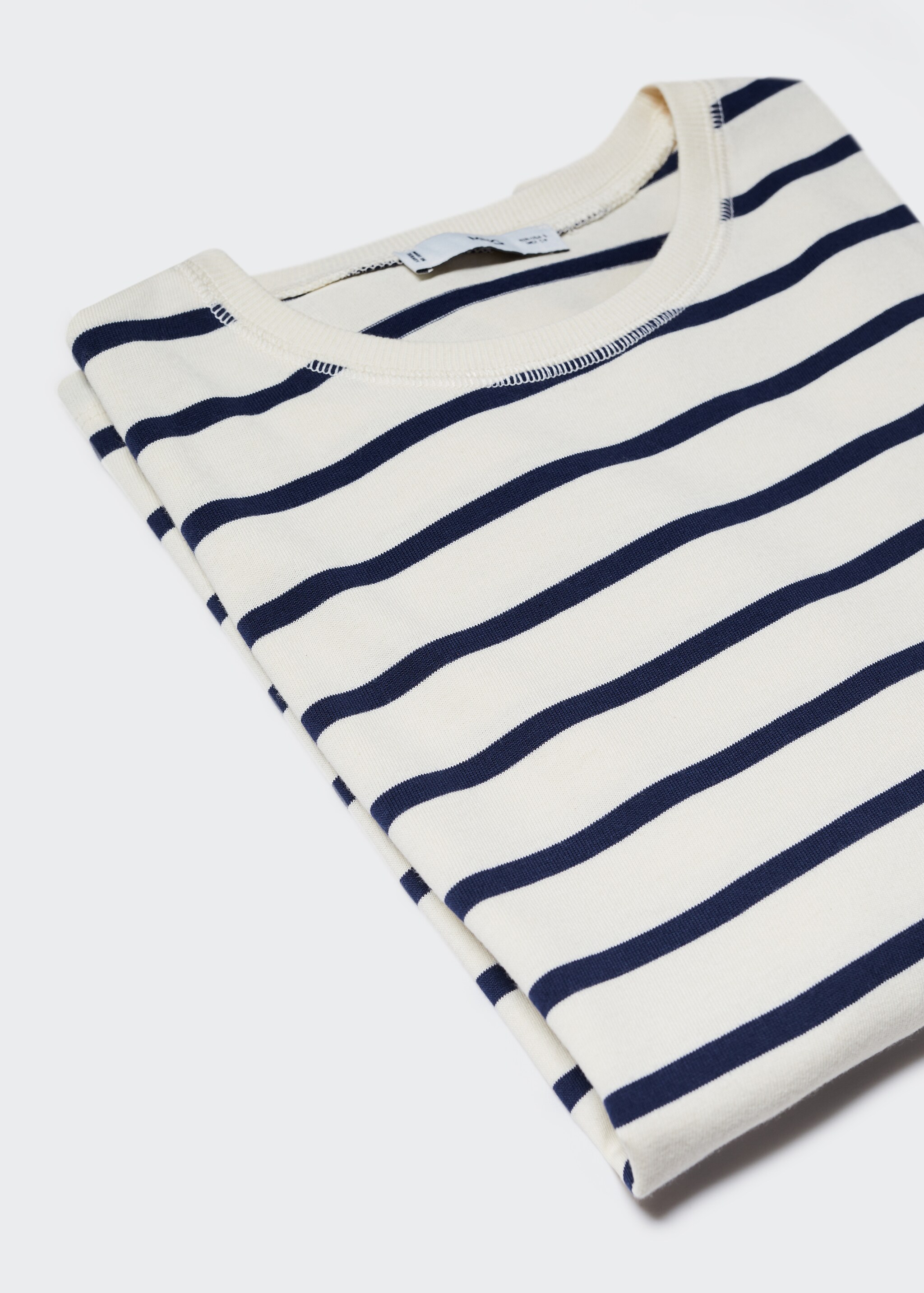 Striped cotton-blend sweatshirt - Details of the article 8