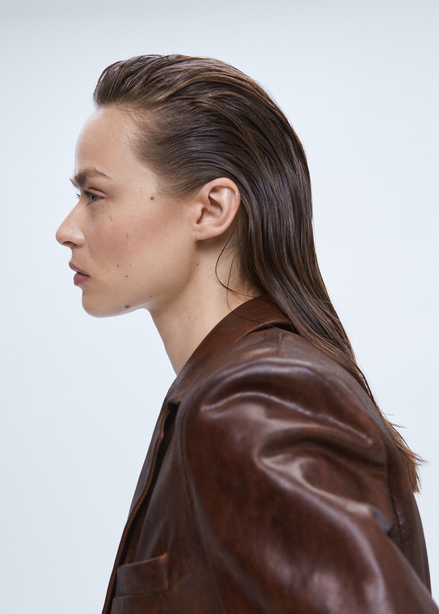 Veste cuir effet usé - Détail de l'article 1