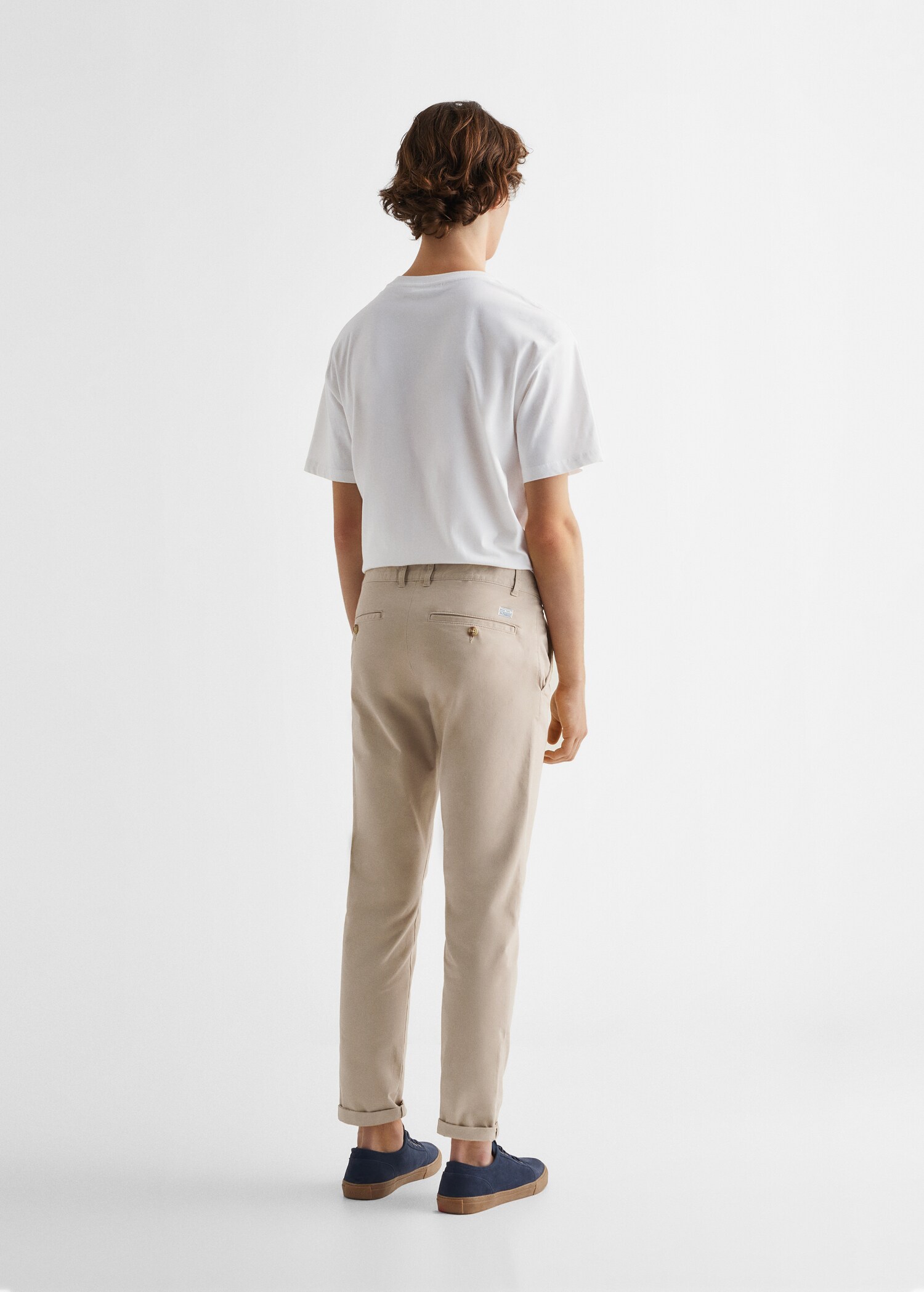 Pantalón chino algodón  - Reverso del artículo