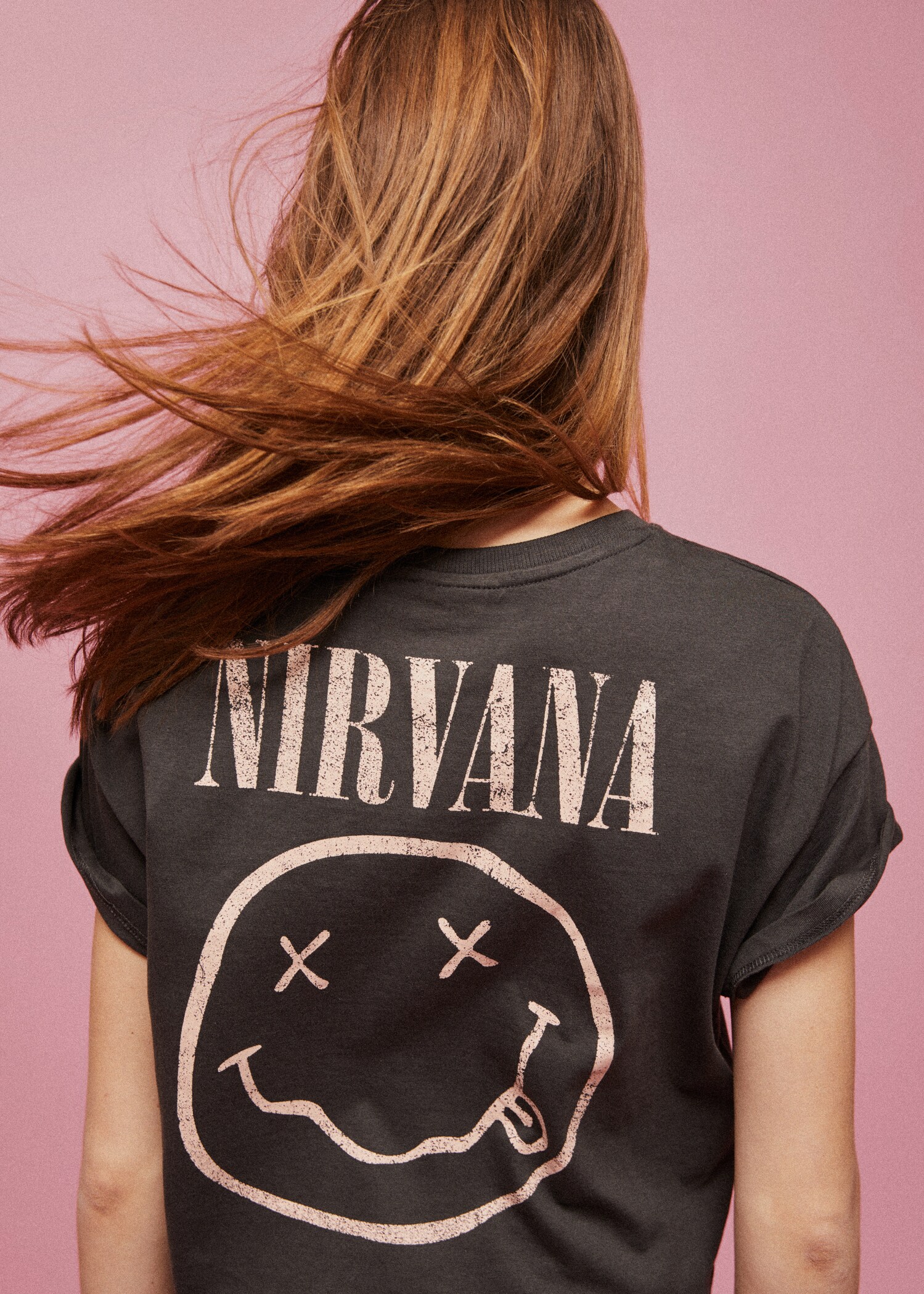 Укороченная футболка Nirvana - Деталь изделия 5