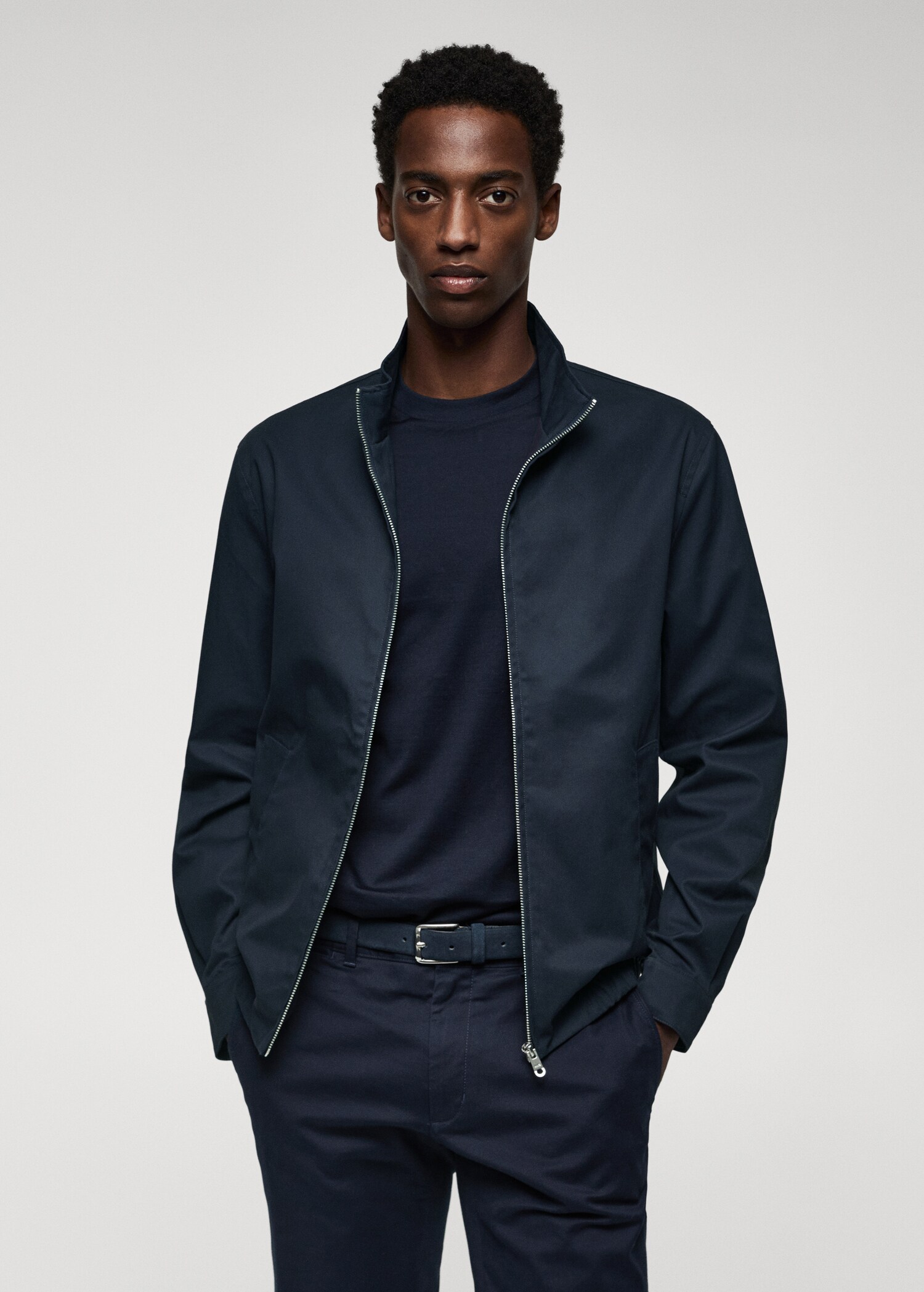 Veste bomber coton - Plan moyen